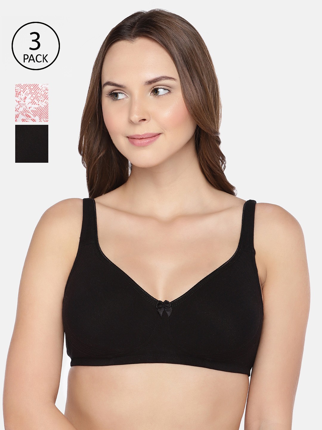 Inner Sense Pack of 3 Organic Cotton Antimicrobial Seamless Side Support Bra ISB057, Black
Inner Sense Pack of 3 Organic Cotton Antimicrobial Seamless Side Support Bra ISB057, Black