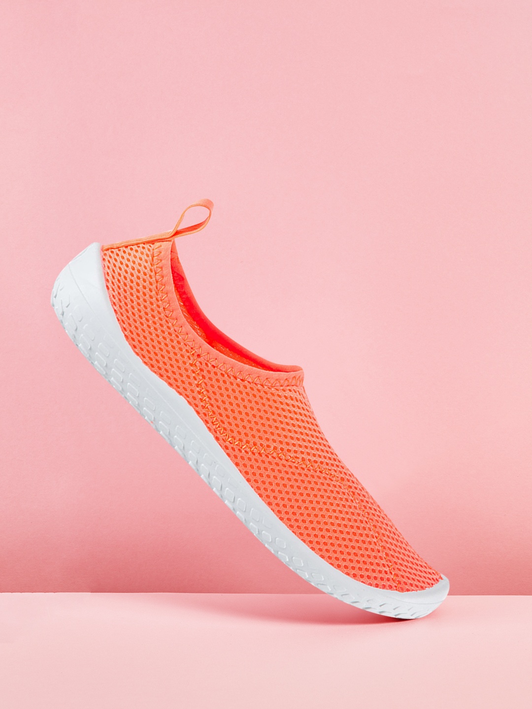 SUBEA By Decathlon Kids Coral Orange Aqua Shoes 100