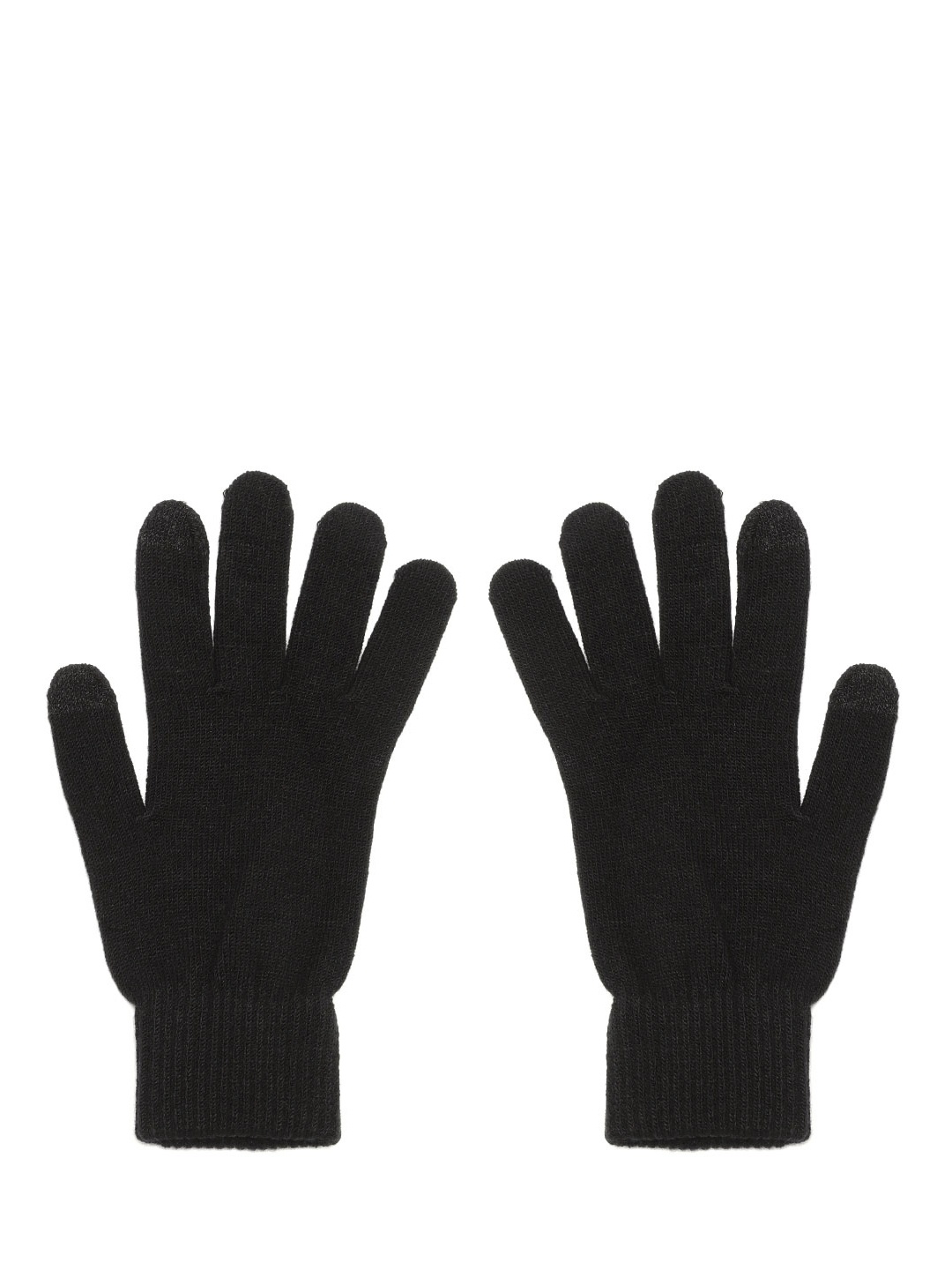 Marks & Spencer Men Black Solid Gloves
