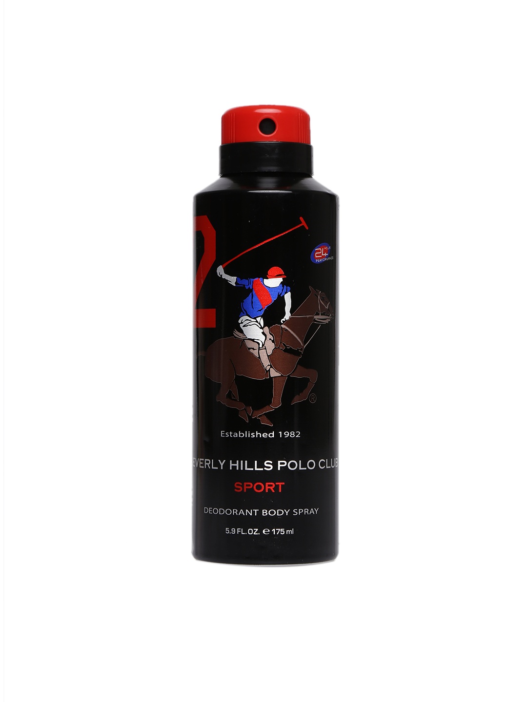 Beverly Hills Polo Club Men Sport No 2 Deodorant 175 ml, Black