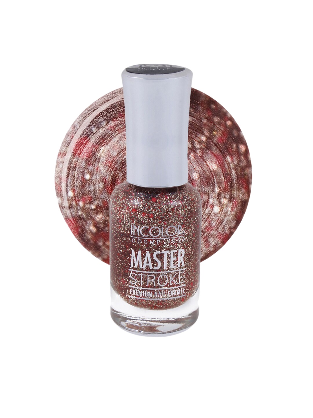 Incolor Master Stroke Premium Nail Enamel 21 9.5 ml, Red