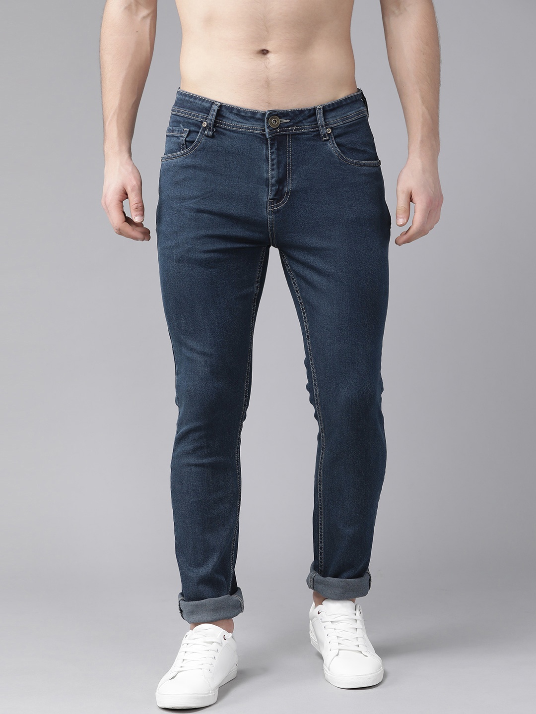The Roadster Lifestyle Co Men Navy Blue Skinny Fit Mid-Rise Clean Look Stretchable Jeans
The Roadster Lifestyle Co Men Navy Blue Skinny Fit Mid-Rise Clean Look Stretchable Jeans