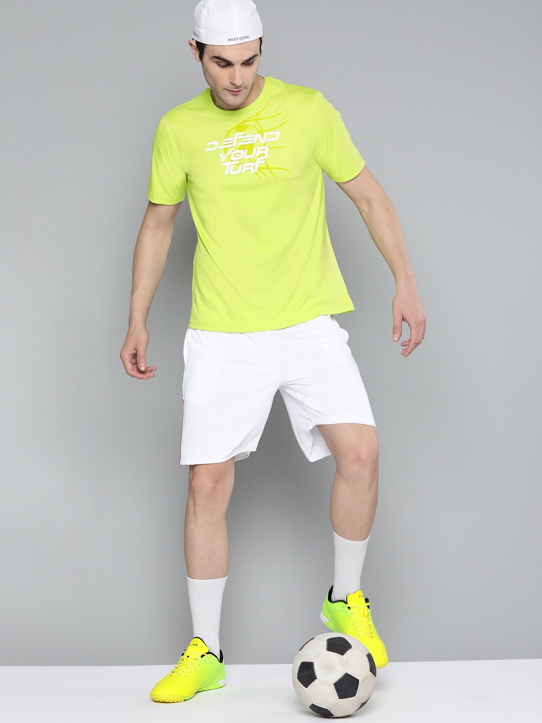 HRX By Hrithik Roshan Men Sulphur Spring Typographic Rapid-Dry Football Tshirt, Lime green
HRX By Hrithik Roshan Men Sulphur Spring Typographic Rapid-Dry Football Tshirt, Lime green