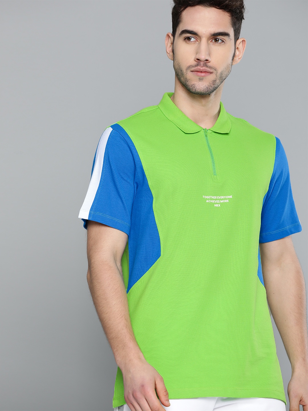 HRX By Hrithik Roshan Men Jasmine Green Colourblock Organic Cotton Antimicrobial Lifestyle Tshirt
HRX By Hrithik Roshan Men Jasmine Green Colourblock Organic Cotton Antimicrobial Lifestyle Tshirt