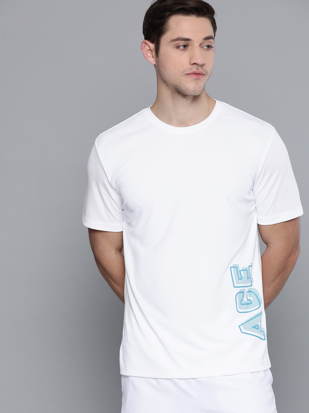 HRX By Hrithik Roshan Men Optic White Typographic Rapid-Dry Antimicrobial Anti-Static Racketsport Tshirt
HRX By Hrithik Roshan Men Optic White Typographic Rapid-Dry Antimicrobial Anti-Static Racketsport Tshirt