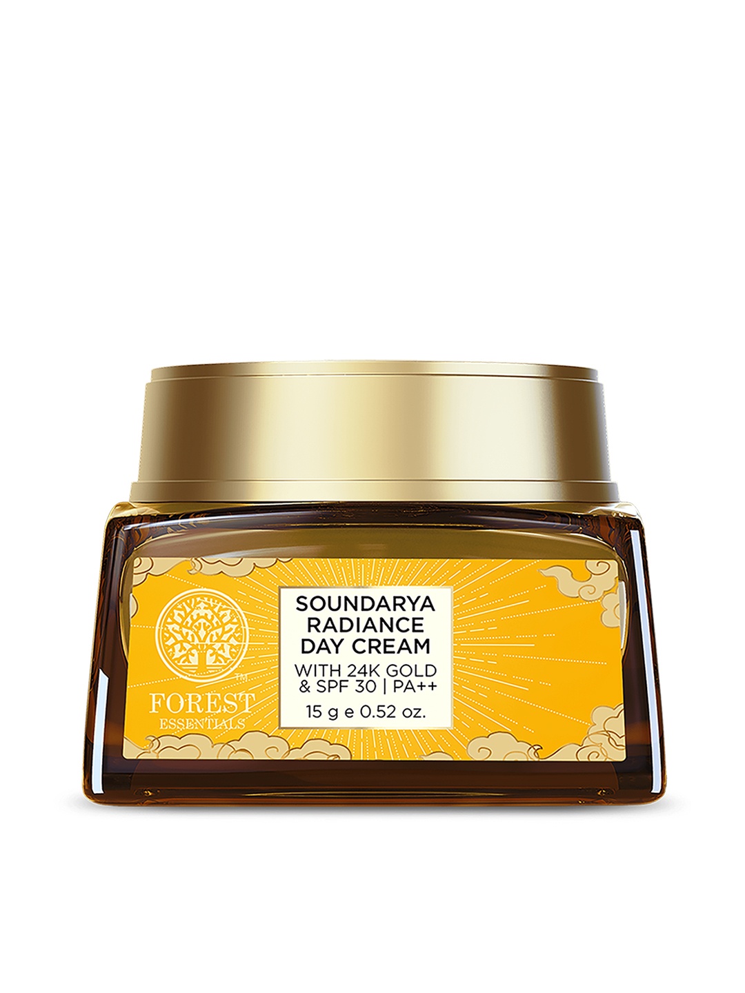 Forest Essentials Soundarya Anti Aging Radiance Cream With 24K Gold & SPF30 PA++ - 15g, Maroon
Forest Essentials Soundarya Anti Aging Radiance Cream With 24K Gold & SPF30 PA++ - 15g, Maroon