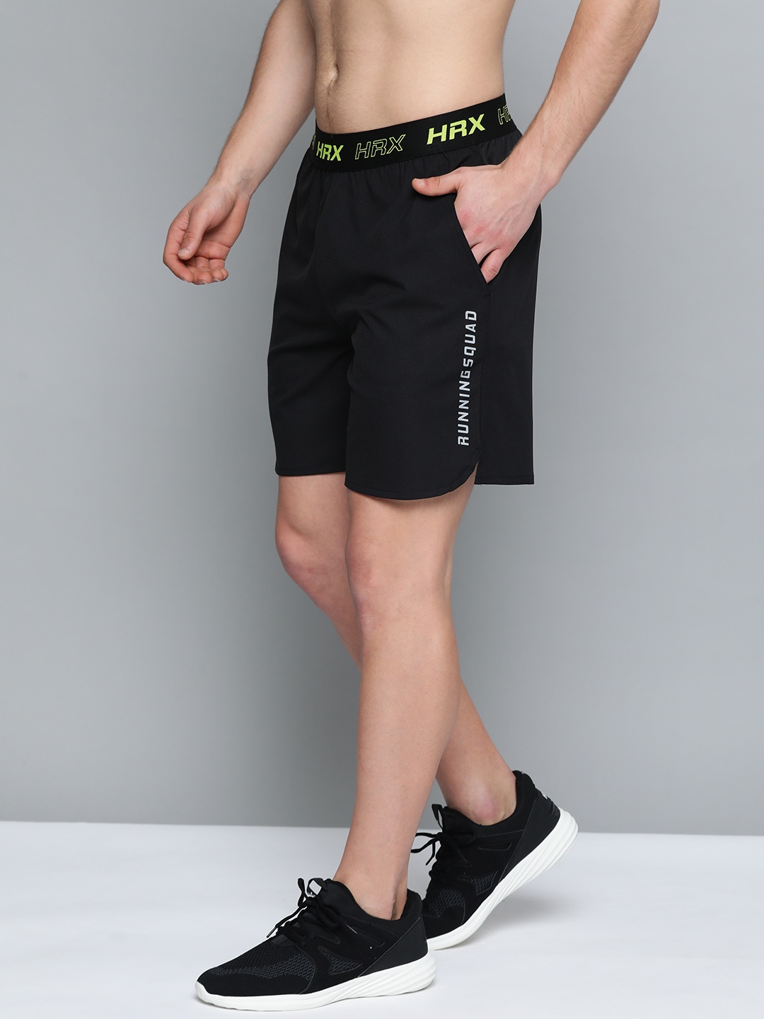 HRX By Hrithik Roshan Men Jet Black Solid Regular Fit Rapid-Dry Antimicrobial Running Shorts
HRX By Hrithik Roshan Men Jet Black Solid Regular Fit Rapid-Dry Antimicrobial Running Shorts