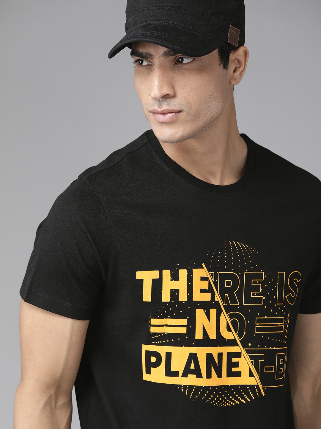 The Roadster Lifestyle Co Men Black Yellow Printed Round Neck Cotton Pure Cotton T-shirt
The Roadster Lifestyle Co Men Black Yellow Printed Round Neck Cotton Pure Cotton T-shirt