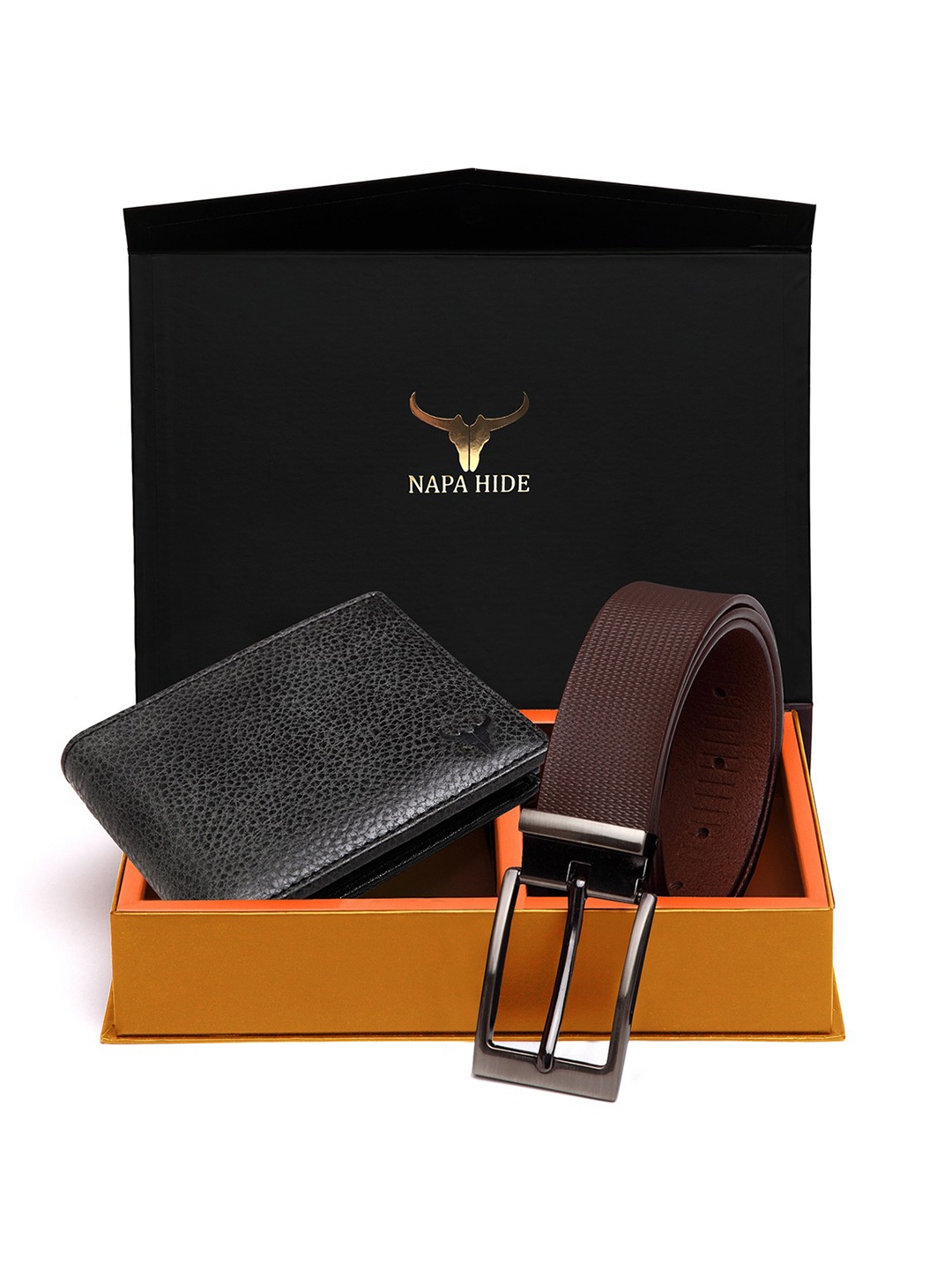 NAPA HIDE Men RFID Protected Genuine High Quality Leather Wallet & Belt Accessory Gift Set, Brown
NAPA HIDE Men RFID Protected Genuine High Quality Leather Wallet & Belt Accessory Gift Set, Brown