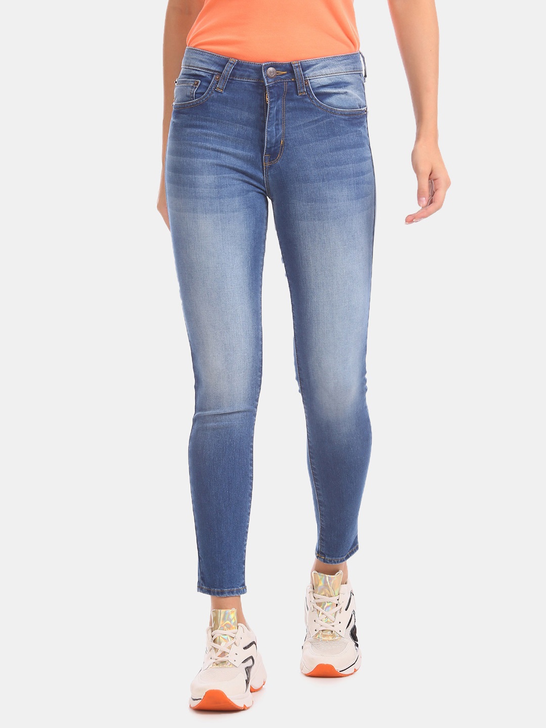 Aeropostale Women Blue Slim Fit Jeans