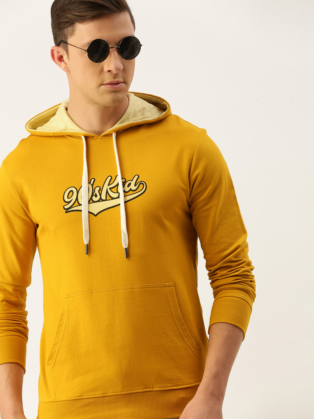 Difference of Opinion Men Mustard Yellow Printed Hooded Sweatshirt
Difference of Opinion Men Mustard Yellow Printed Hooded Sweatshirt