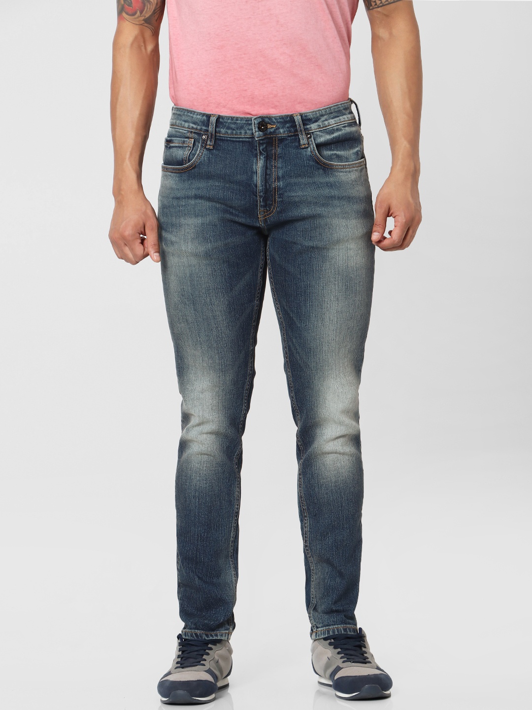 Jack & Jones Men Blue Ben Skinny Fit Low-Rise Clean Look Stretchable Sustainable Jeans
Jack & Jones Men Blue Ben Skinny Fit Low-Rise Clean Look Stretchable Sustainable Jeans