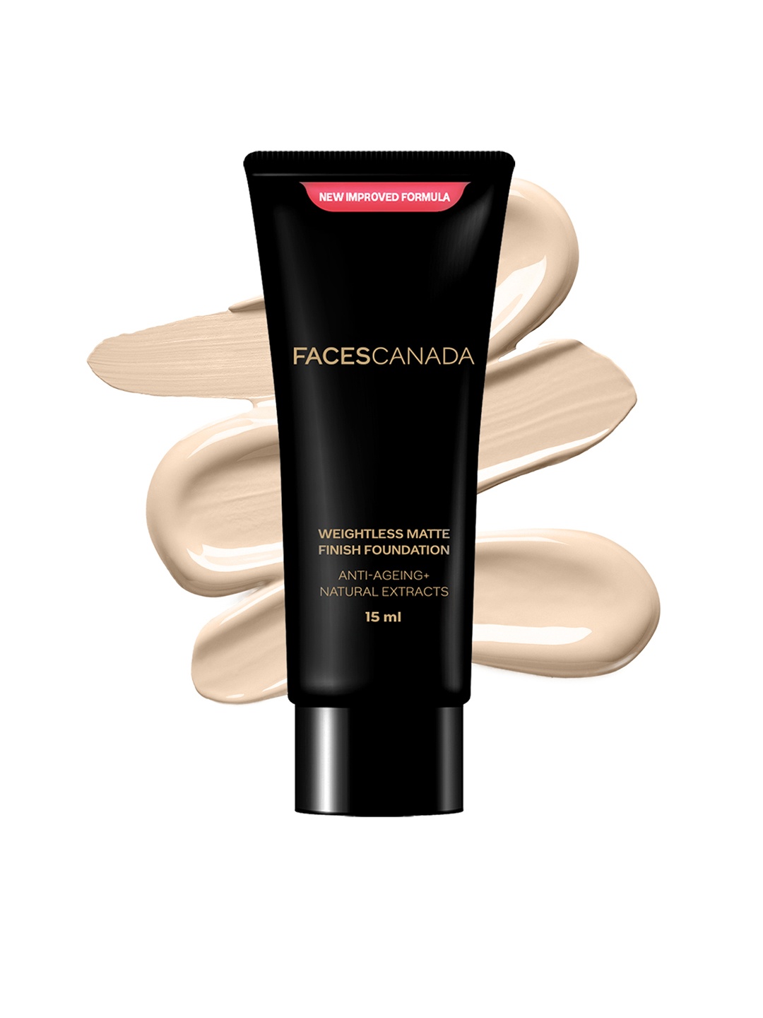 FACES CANADA Weightless Matte Foundation with Grape Extracts & Shea Butter 15ml - Ivory 01, Black
FACES CANADA Weightless Matte Foundation with Grape Extracts & Shea Butter 15ml - Ivory 01, Black