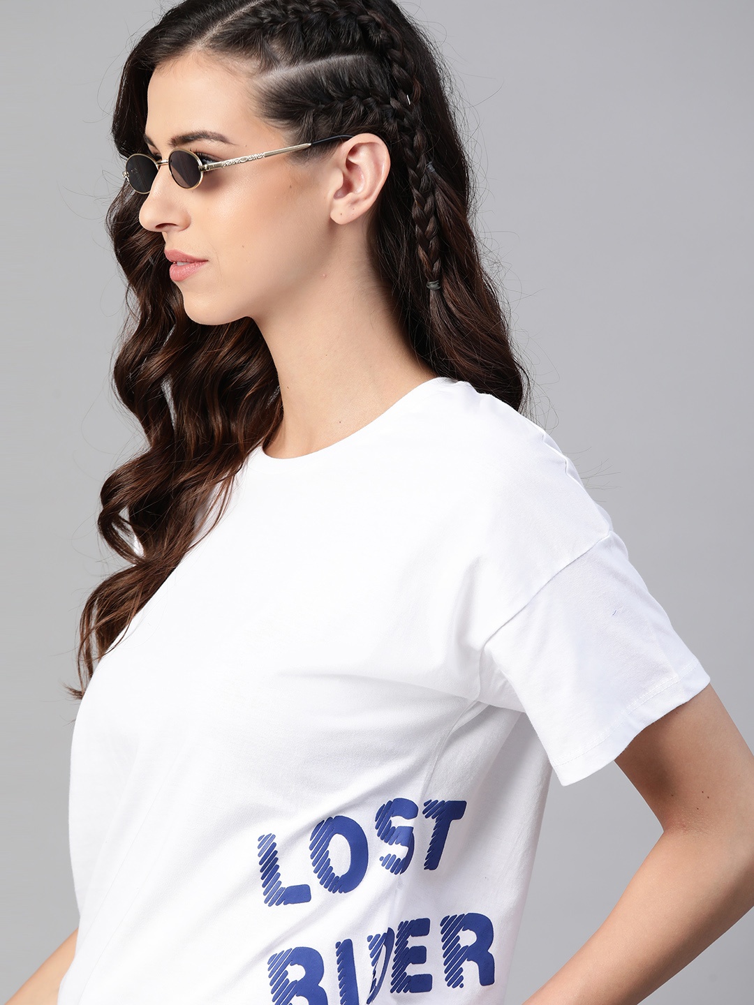 The Roadster Lifestyle Co Women White Typography Printed Drop-Shoulder Sleeves Pure Cotton T-shirt
The Roadster Lifestyle Co Women White Typography Printed Drop-Shoulder Sleeves Pure Cotton T-shirt