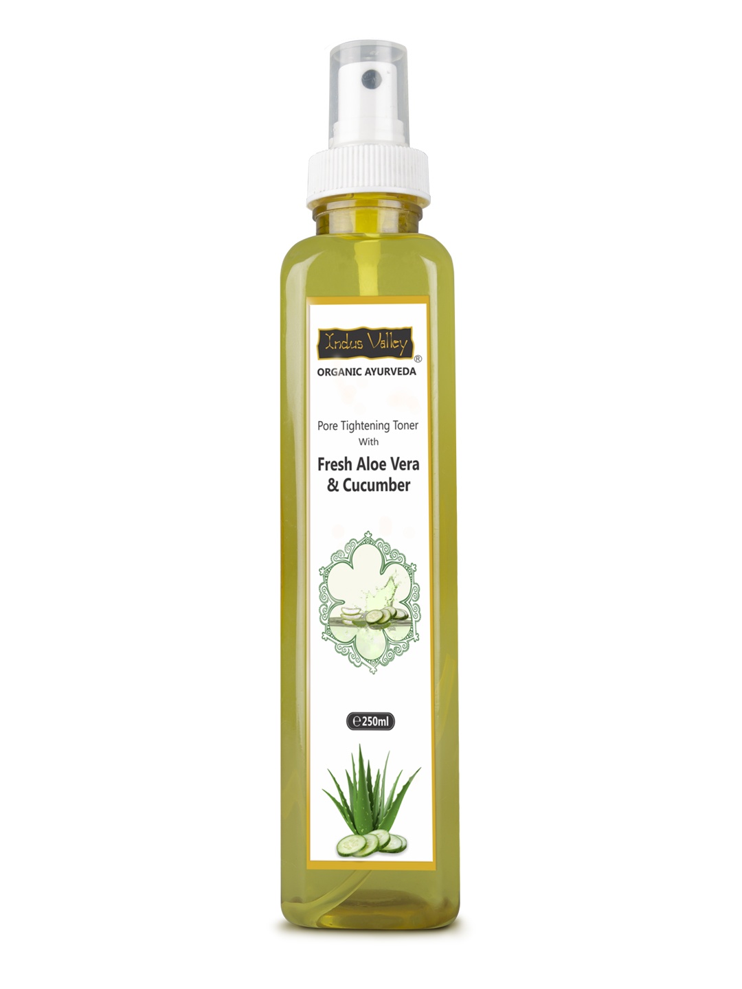 Indus Valley Organic Ayurveda Aloe Vera & Cucumber Water Pore Tightening Skin Toner 250 ml, Green
Indus Valley Organic Ayurveda Aloe Vera & Cucumber Water Pore Tightening Skin Toner 250 ml, Green