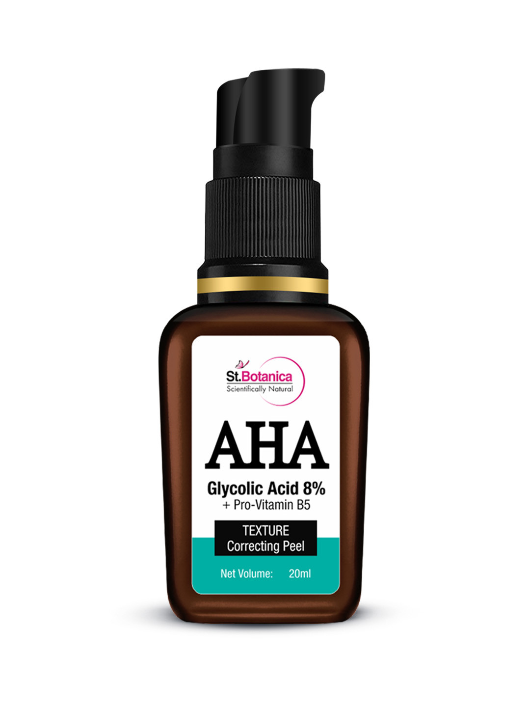St.Botanica Unisex AHA Glycolic Acid 8% + Pro Vitamin B5 Texture Correcting Skin Peel 20ml, Green
St.Botanica Unisex AHA Glycolic Acid 8% + Pro Vitamin B5 Texture Correcting Skin Peel 20ml, Green