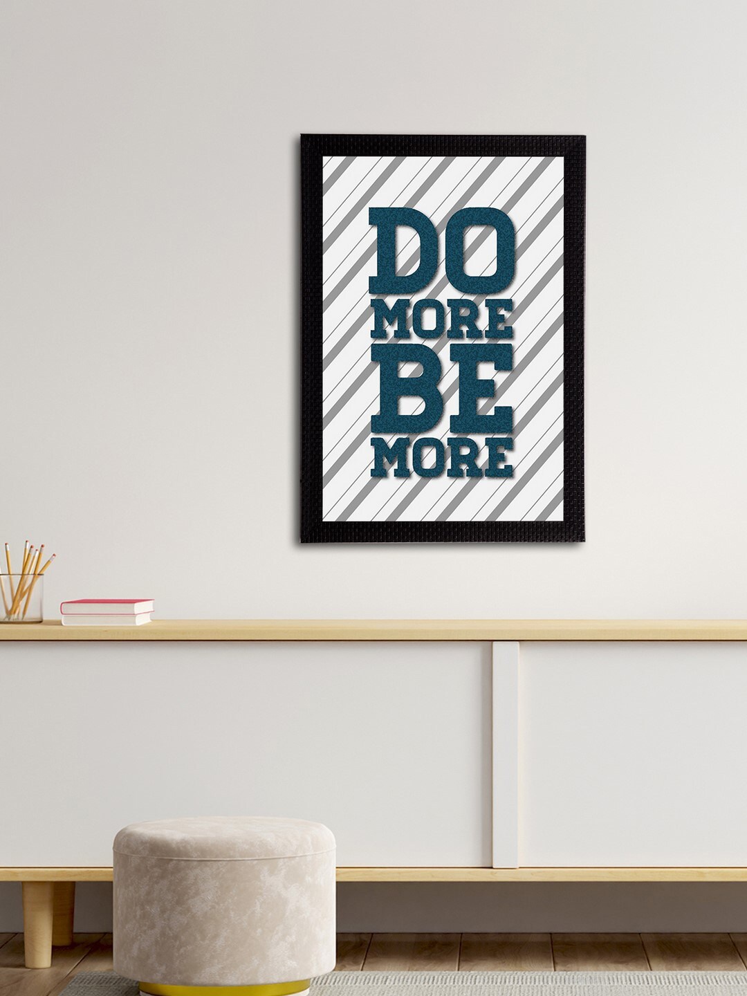 eCraftIndia White & Teal-Blue "Do More Be More" Motivational Quote Satin Matt Texture UV Art Painting
eCraftIndia White & Teal-Blue "Do More Be More" Motivational Quote Satin Matt Texture UV Art Painting