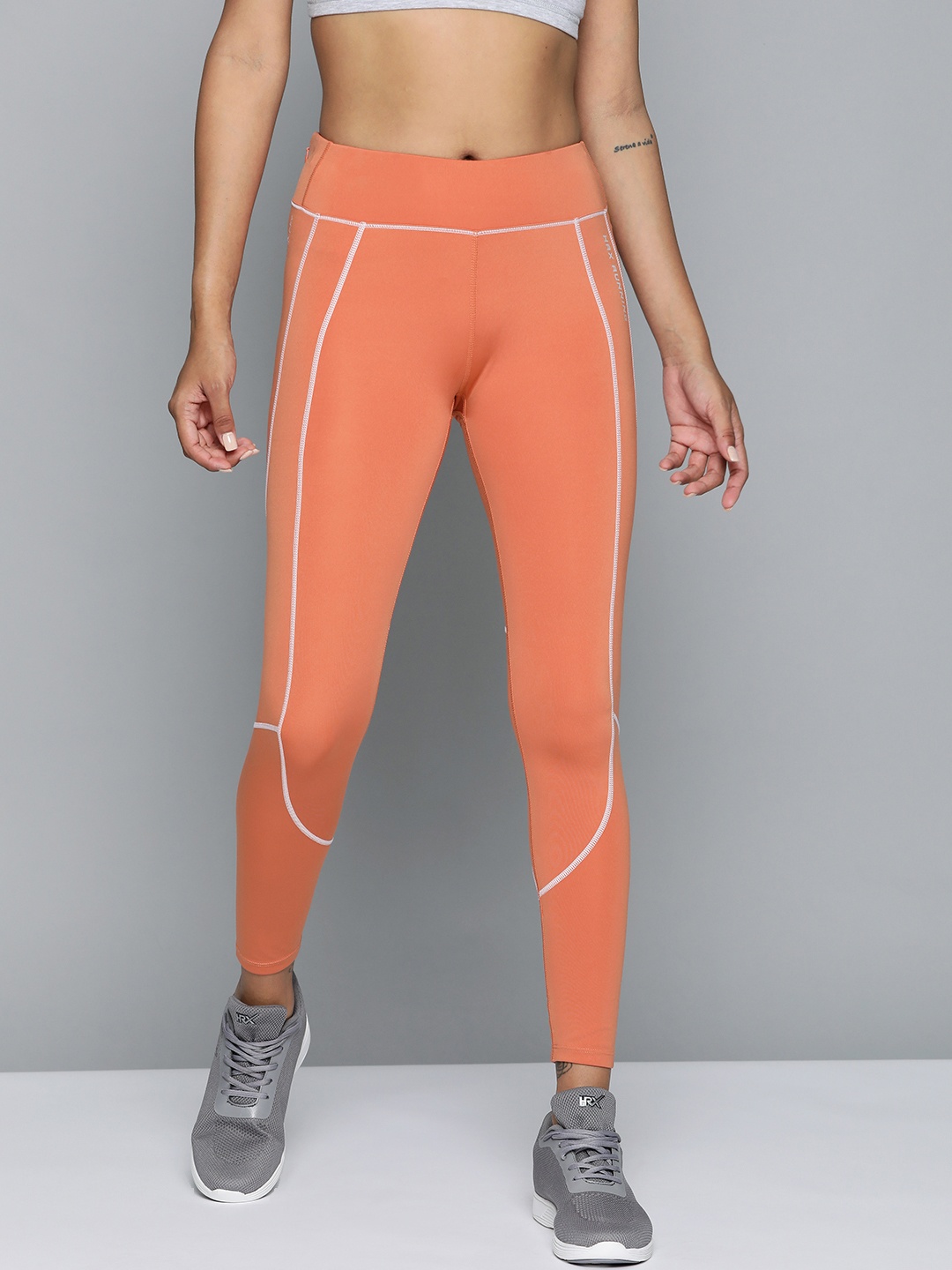 HRX By Hrithik Roshan Women Soap Nut Skinny Fit Rapid-Dry Antimicrobial Running Tights, Orange
HRX By Hrithik Roshan Women Soap Nut Skinny Fit Rapid-Dry Antimicrobial Running Tights, Orange