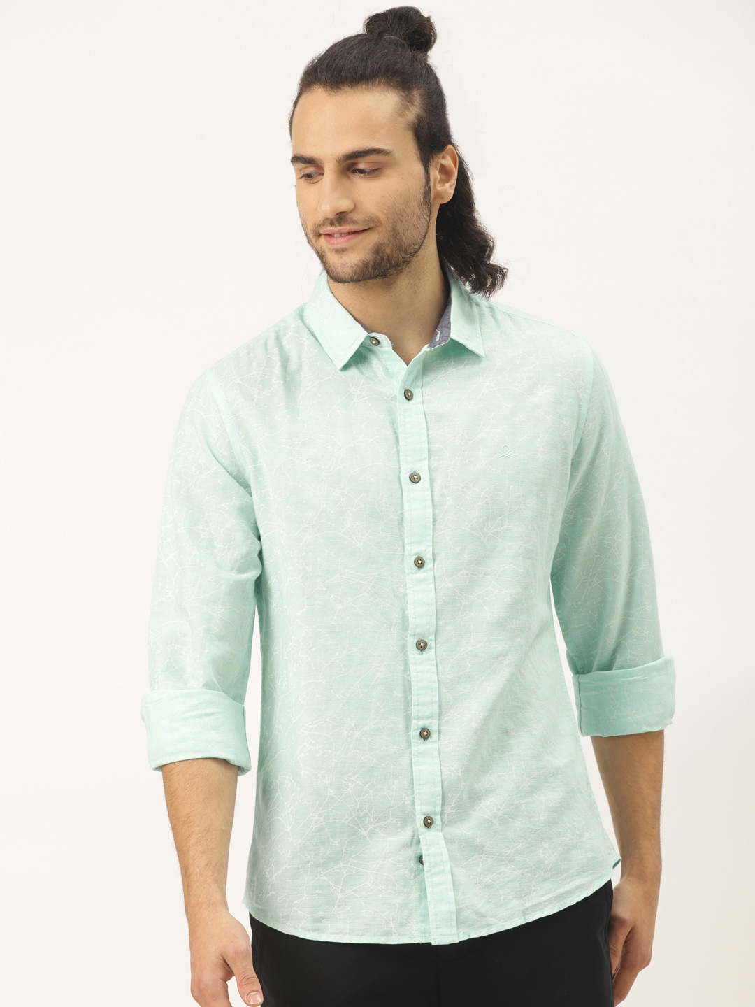 United Colors of Benetton Men Green & Off-White Sustainable Slim Fit Printed Casual Shirt
United Colors of Benetton Men Green & Off-White Sustainable Slim Fit Printed Casual Shirt