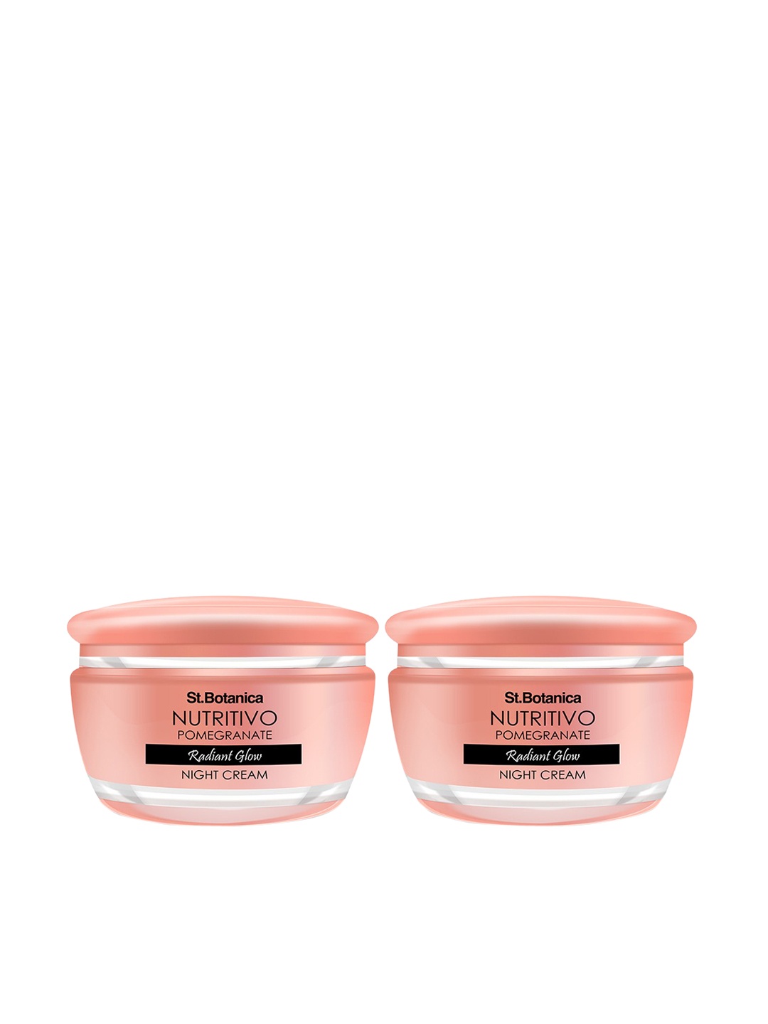 St.Botanica Unisex Pack Of 2 Nutritvo Pomegranate Radiant Glow Night Cream 100 gm, Pink
St.Botanica Unisex Pack Of 2 Nutritvo Pomegranate Radiant Glow Night Cream 100 gm, Pink