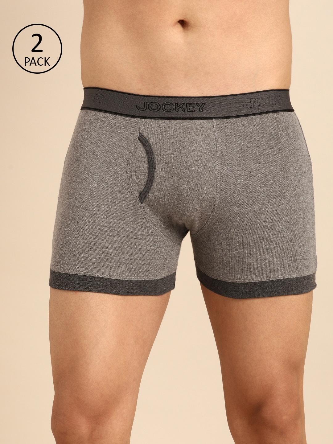 Pack Of 2 Super Combed Cotton Rib Solid Boxer Brief with StayFresh Treatment-1017, Grey
Pack Of 2 Super Combed Cotton Rib Solid Boxer Brief with StayFresh Treatment-1017, Grey