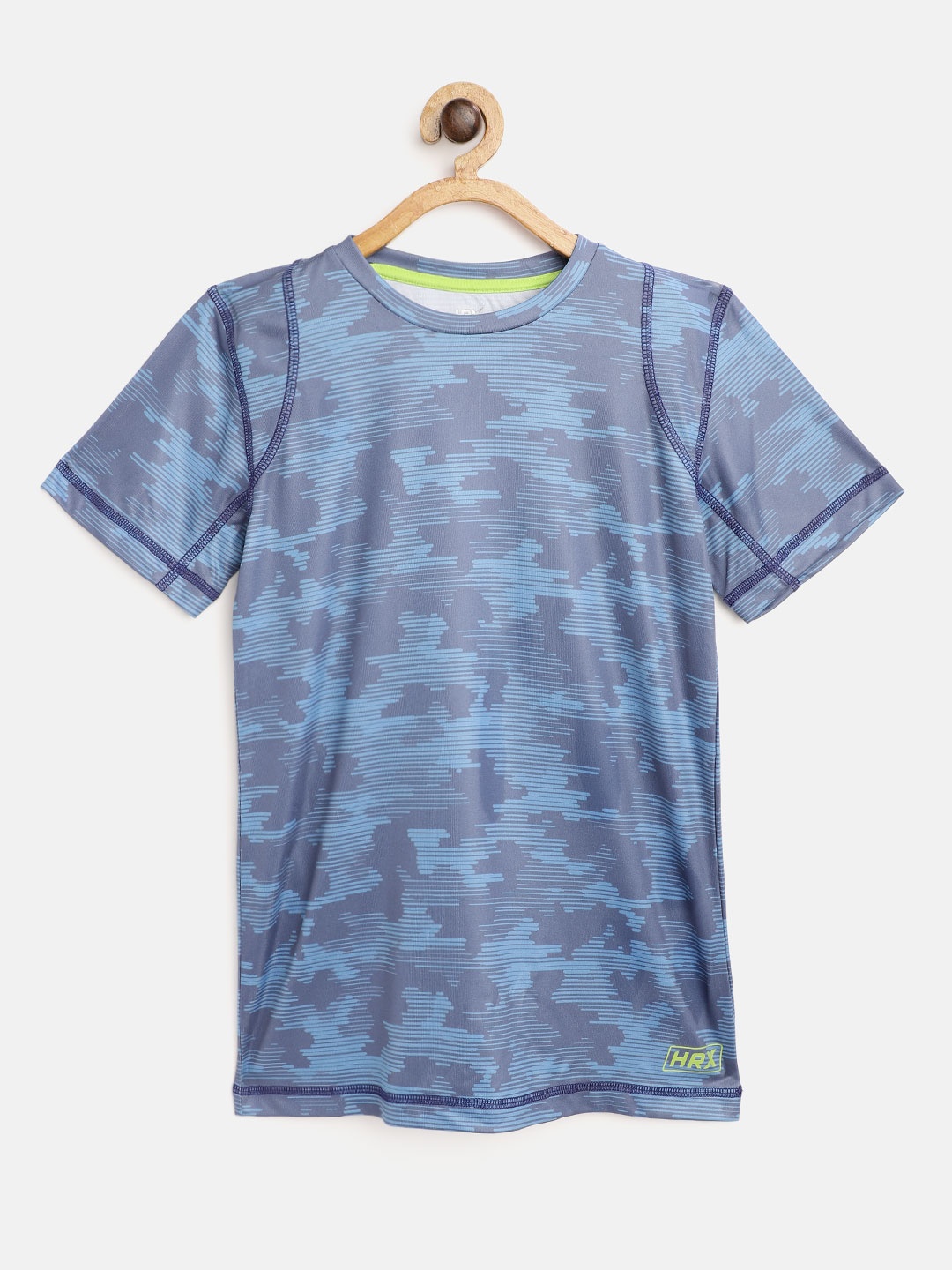 HRX By Hrithik Roshan U-17 Boys Mazarine Blue Camouflage Lycra Rapid-Dry Active T-shirt
HRX By Hrithik Roshan U-17 Boys Mazarine Blue Camouflage Lycra Rapid-Dry Active T-shirt