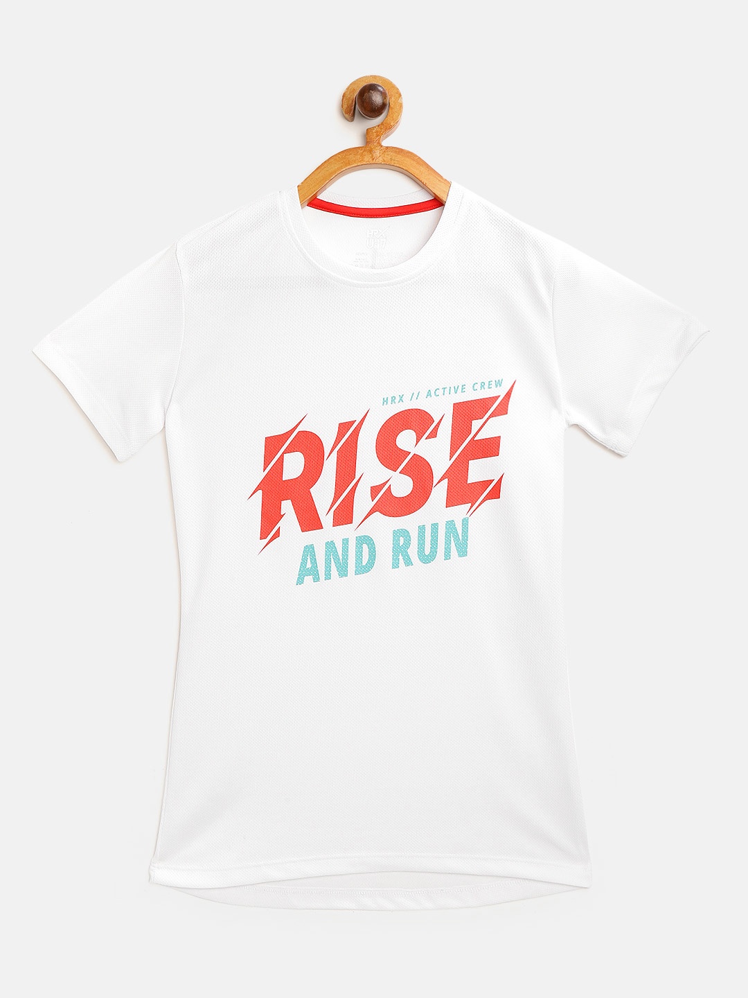 HRX By Hrithik Roshan U-17 Girls Bright White Typographic Rapid-Dry Antimicrobial Tshirt
HRX By Hrithik Roshan U-17 Girls Bright White Typographic Rapid-Dry Antimicrobial Tshirt