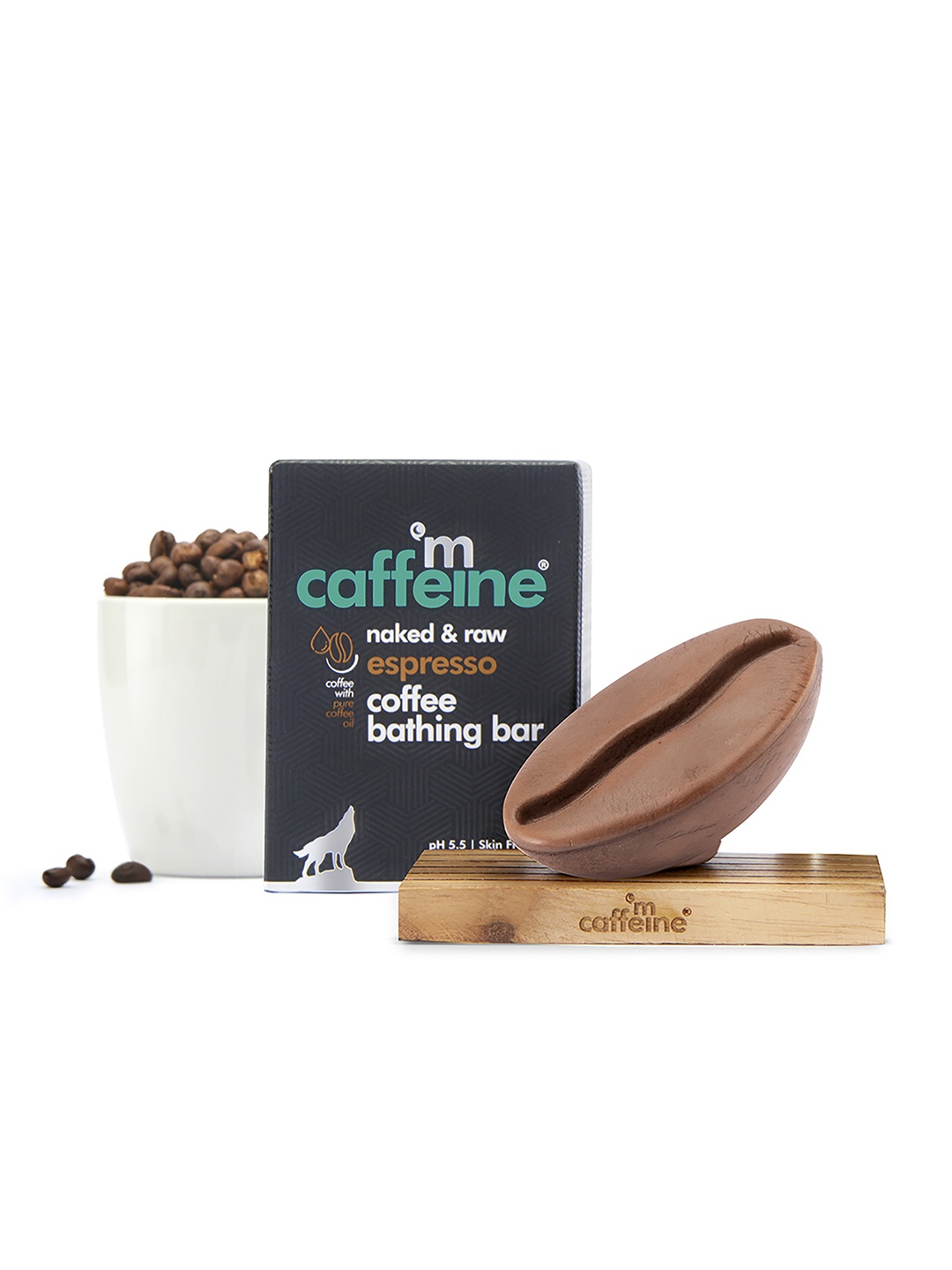 MCaffeine Deep Cleansing Espresso Coffee Bathing Syndet Bar-pH 5.5 for Face & Body 100g, Na
MCaffeine Deep Cleansing Espresso Coffee Bathing Syndet Bar-pH 5.5 for Face & Body 100g, Na