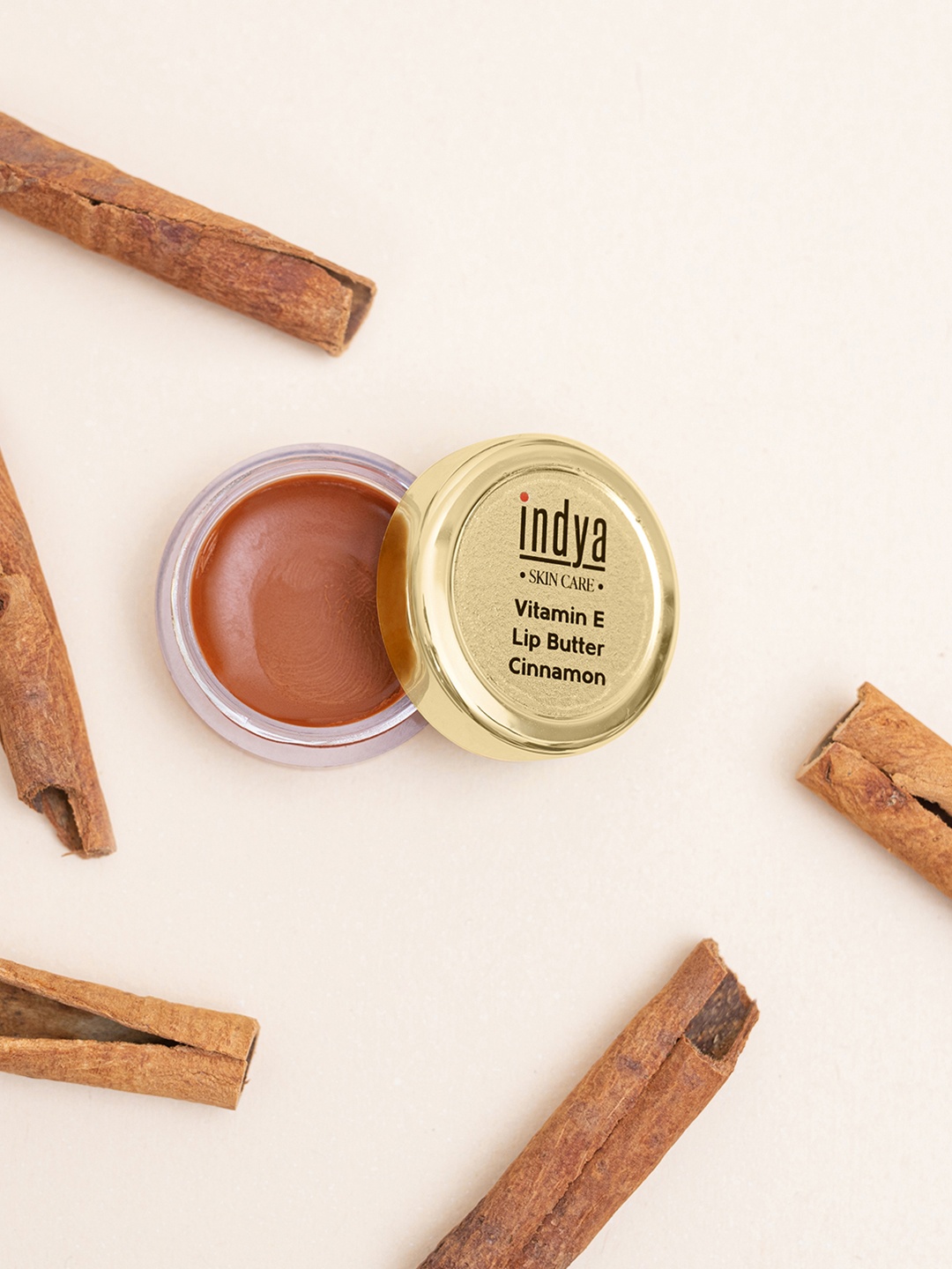 INDYA Lip Butter Cinnamon 8g, Brown