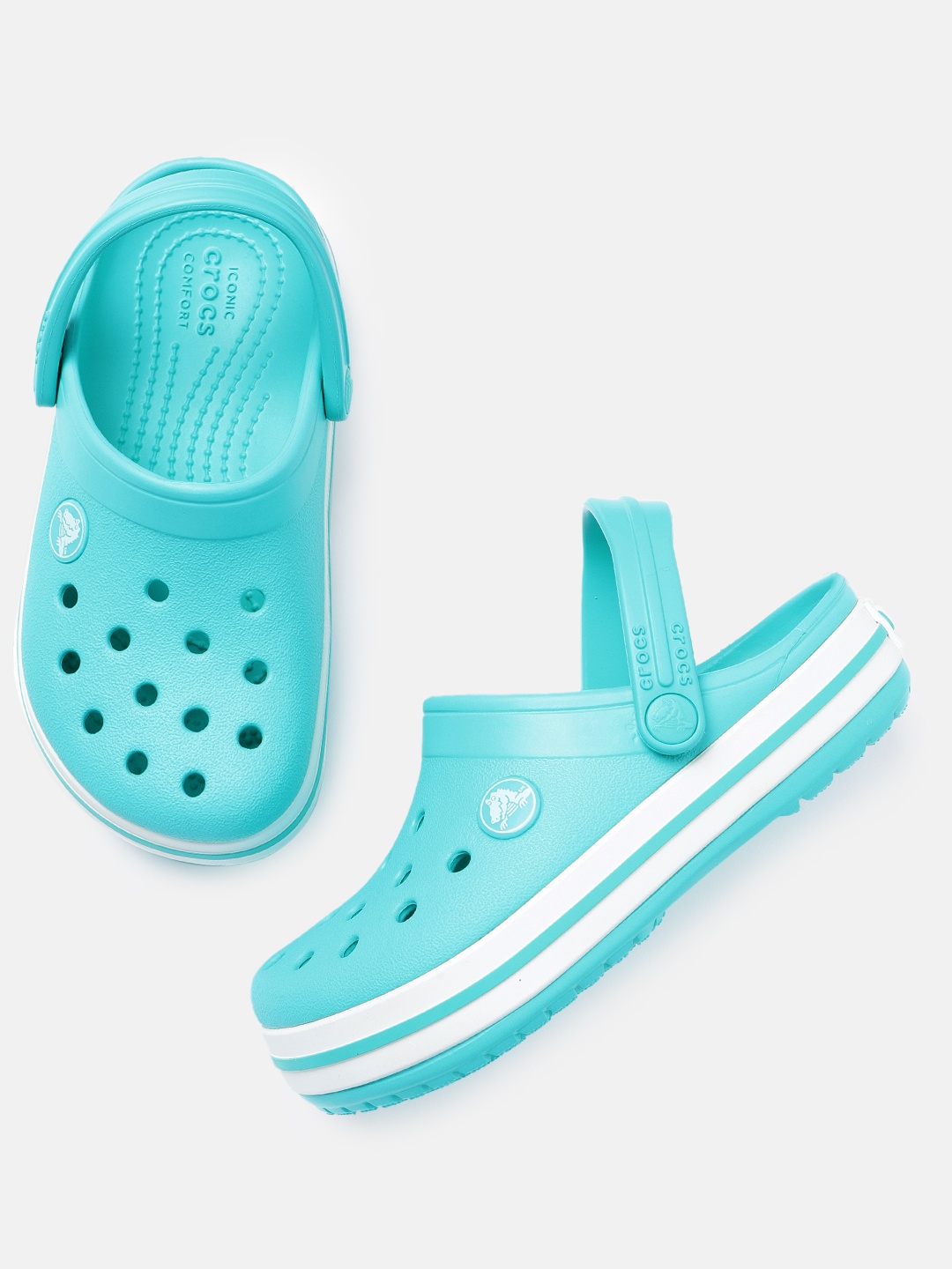 Crocs Crocband Kids Blue Solid Clogs