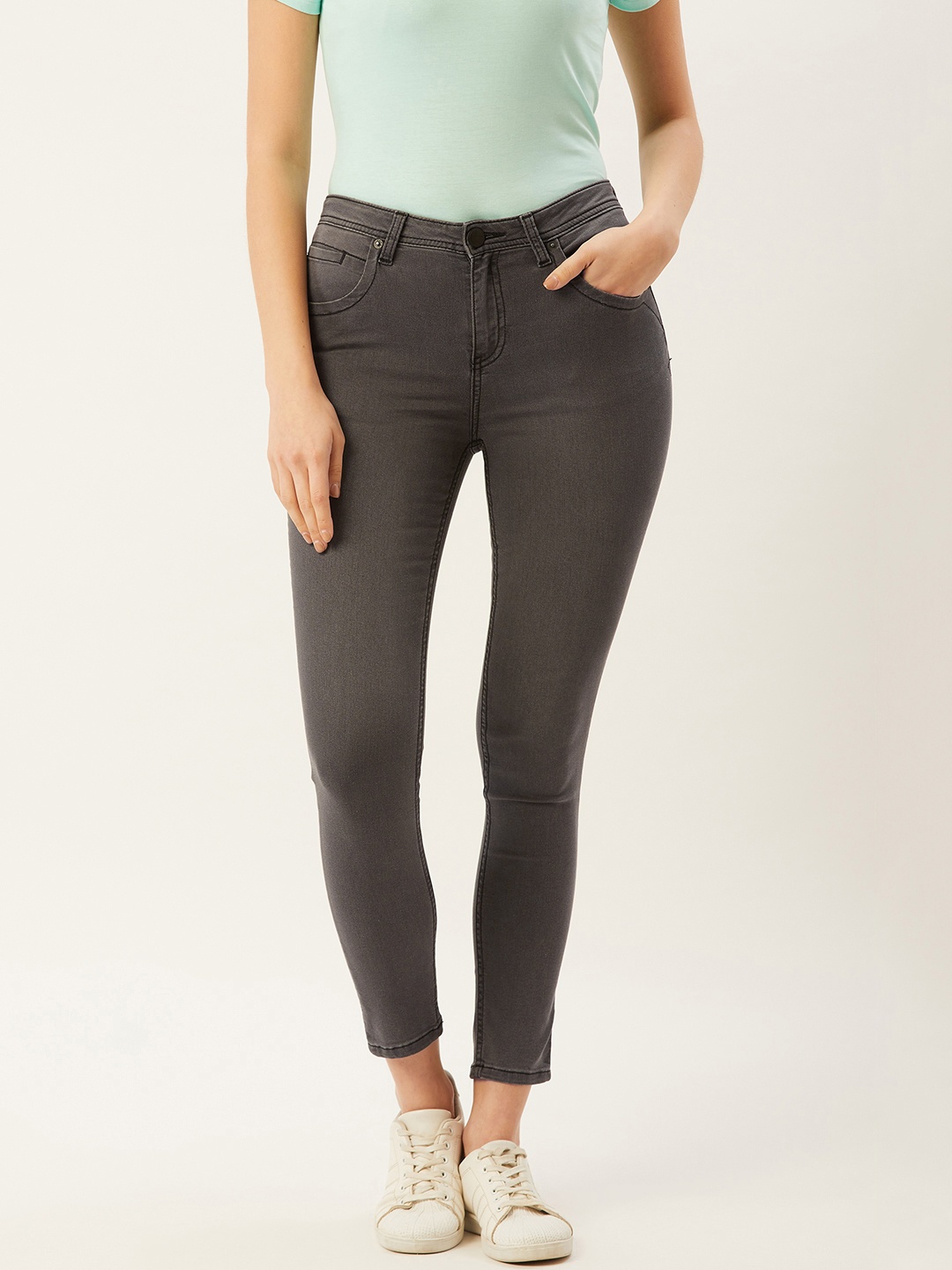 United Colors of Benetton Women Charcoal Grey Skinny Fit Clean Look Stretchable Jeans
United Colors of Benetton Women Charcoal Grey Skinny Fit Clean Look Stretchable Jeans