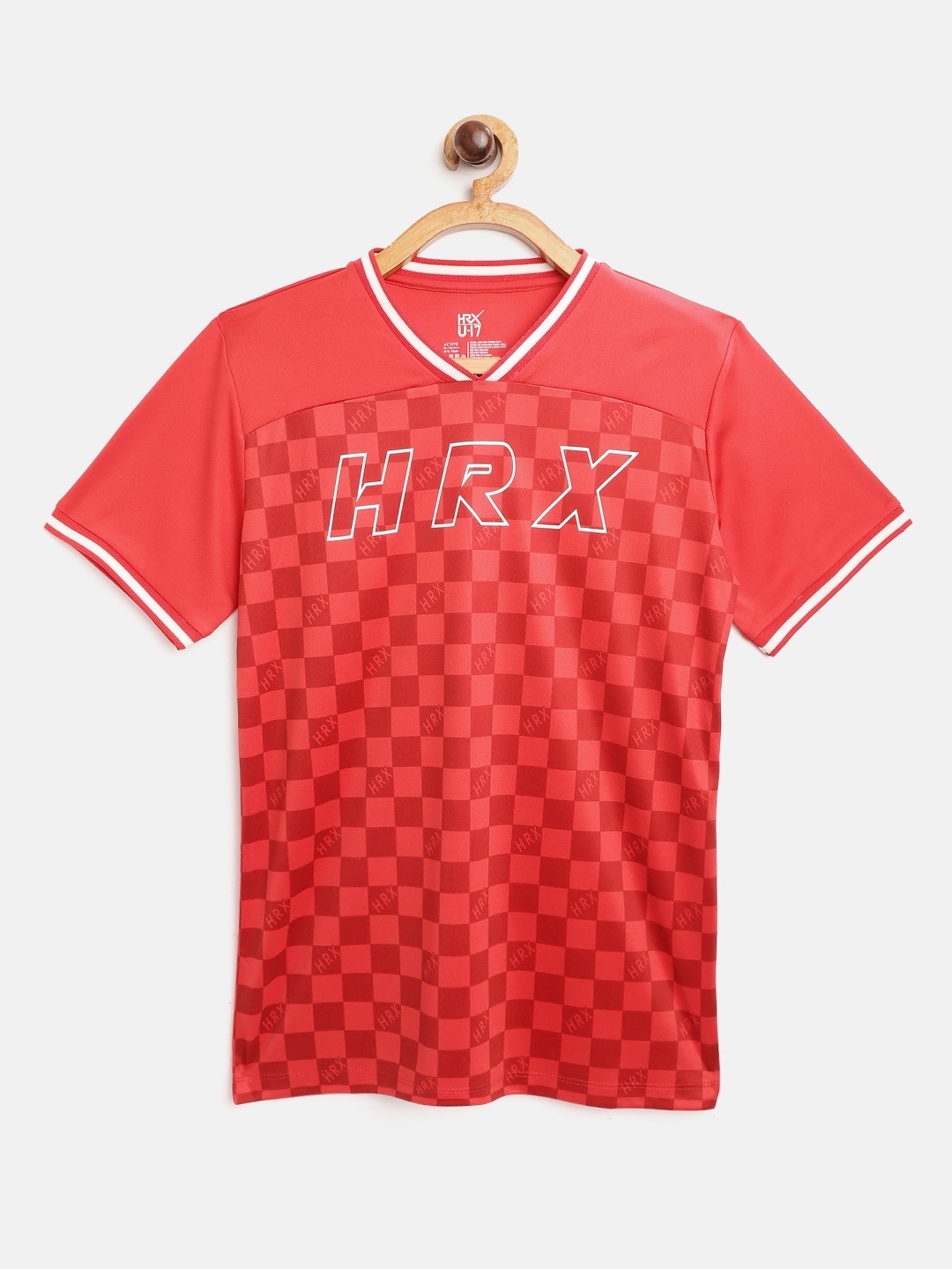 HRX By Hrithik Roshan U-17 Boys High Risk Red Solid Lycra Rapid-Dry Antimicrobial Active Tshirt
HRX By Hrithik Roshan U-17 Boys High Risk Red Solid Lycra Rapid-Dry Antimicrobial Active Tshirt
