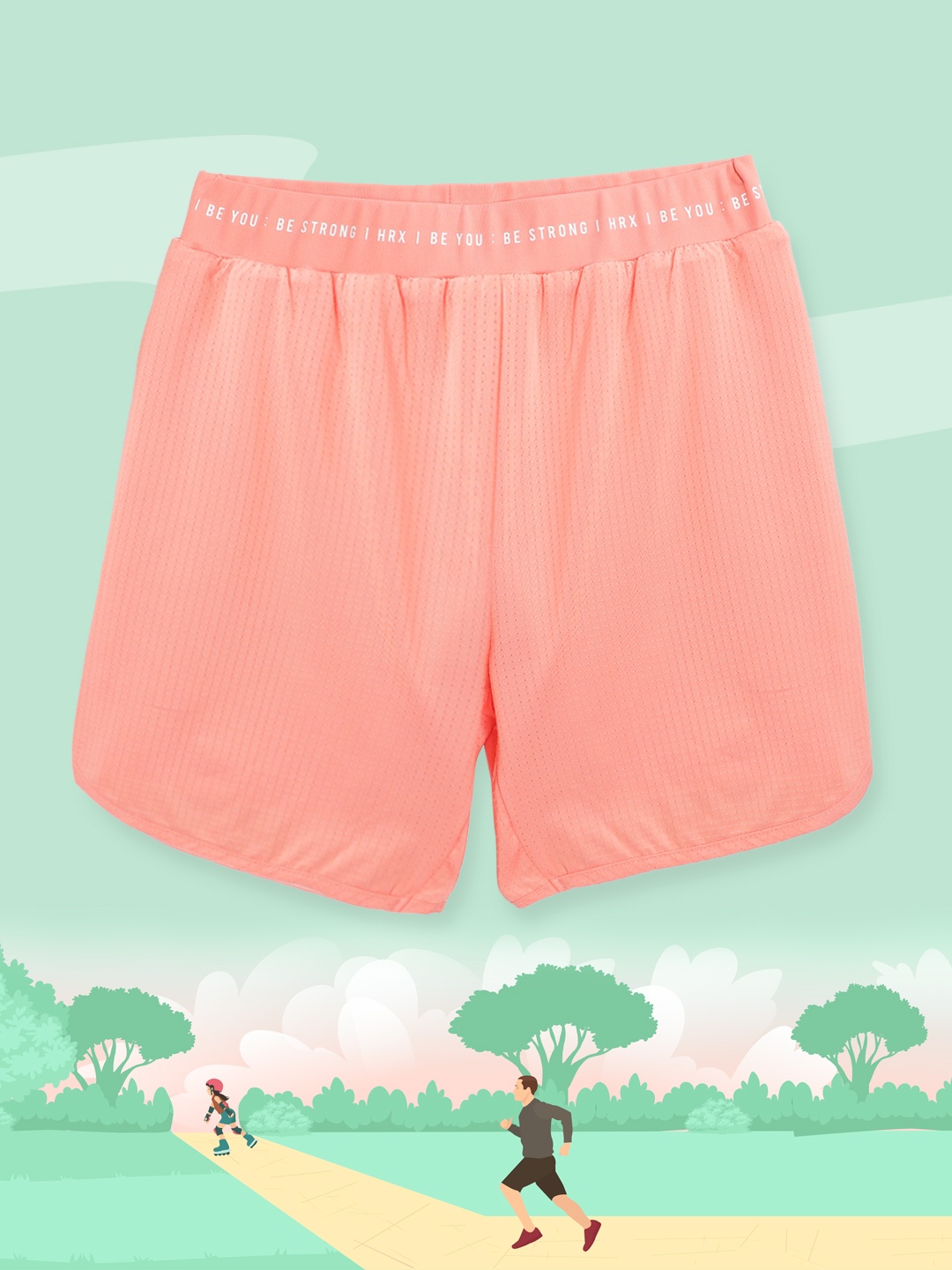 HRX By Hrithik Roshan U-17 Girls Peach Amber Solid Regular Fit Lycra Rapid-Dry Antimicrobial Active Shorts
HRX By Hrithik Roshan U-17 Girls Peach Amber Solid Regular Fit Lycra Rapid-Dry Antimicrobial Active Shorts