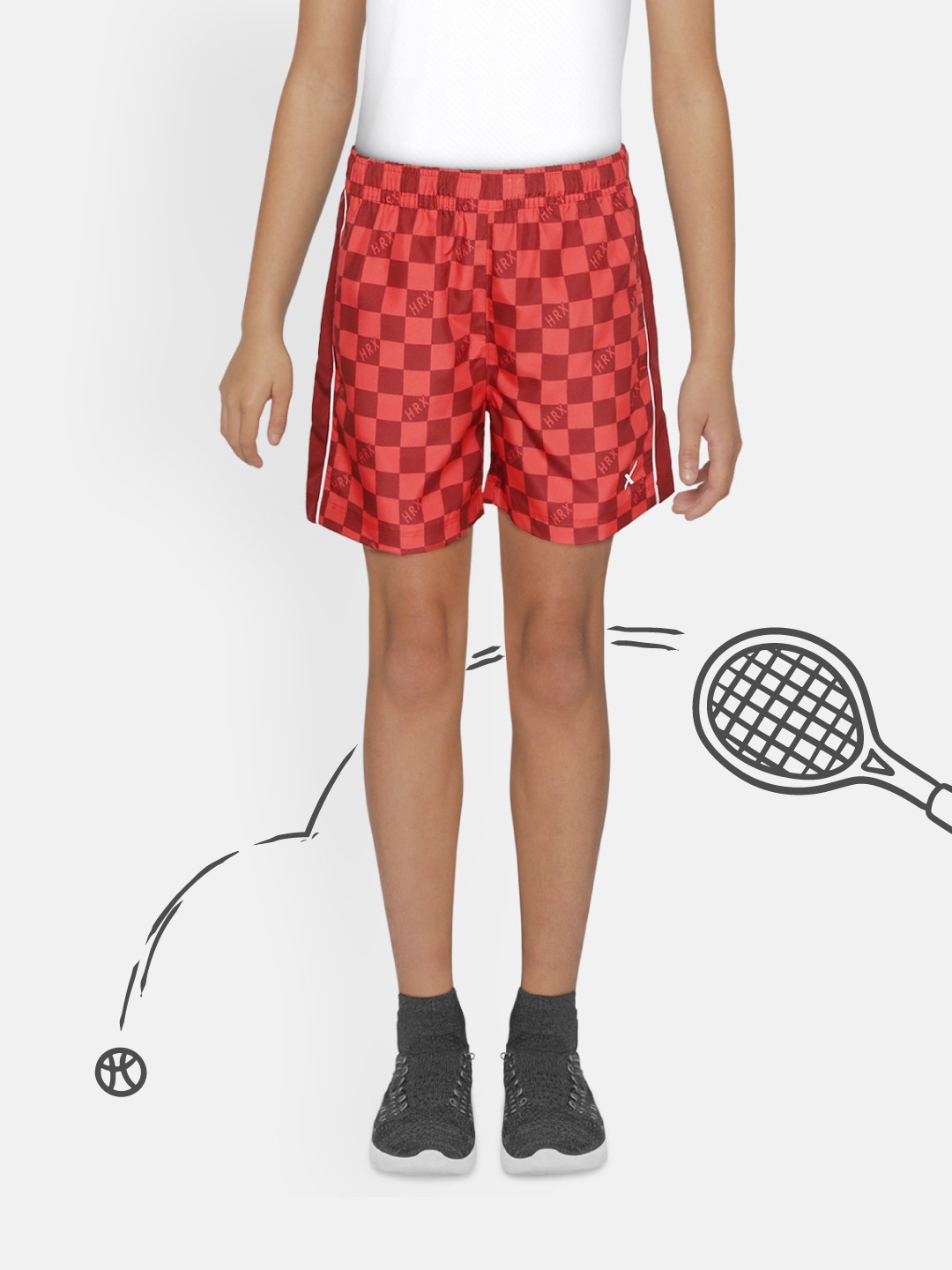 HRX By Hrithik Roshan U-17 Boys High Risk Red Solid Regular Fit Rapid-Dry Antimicrobial Active Shorts
HRX By Hrithik Roshan U-17 Boys High Risk Red Solid Regular Fit Rapid-Dry Antimicrobial Active Shorts