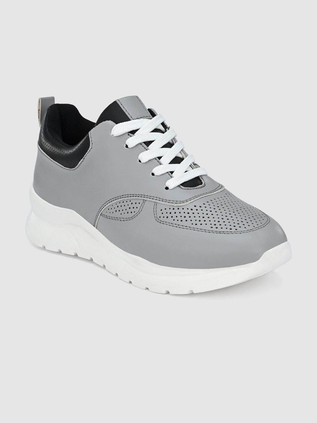 The Roadster Lifestyle Co Women Grey Perforated Chunky Sole Sneakers
The Roadster Lifestyle Co Women Grey Perforated Chunky Sole Sneakers