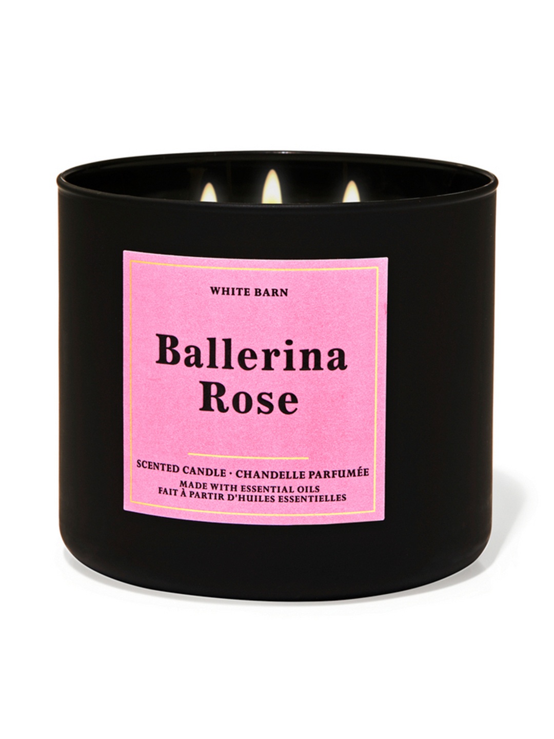 Bath & Body Works White Barn Ballerina Rose 3-Wick Scented Candle - 411 g, Pink
Bath & Body Works White Barn Ballerina Rose 3-Wick Scented Candle - 411 g, Pink