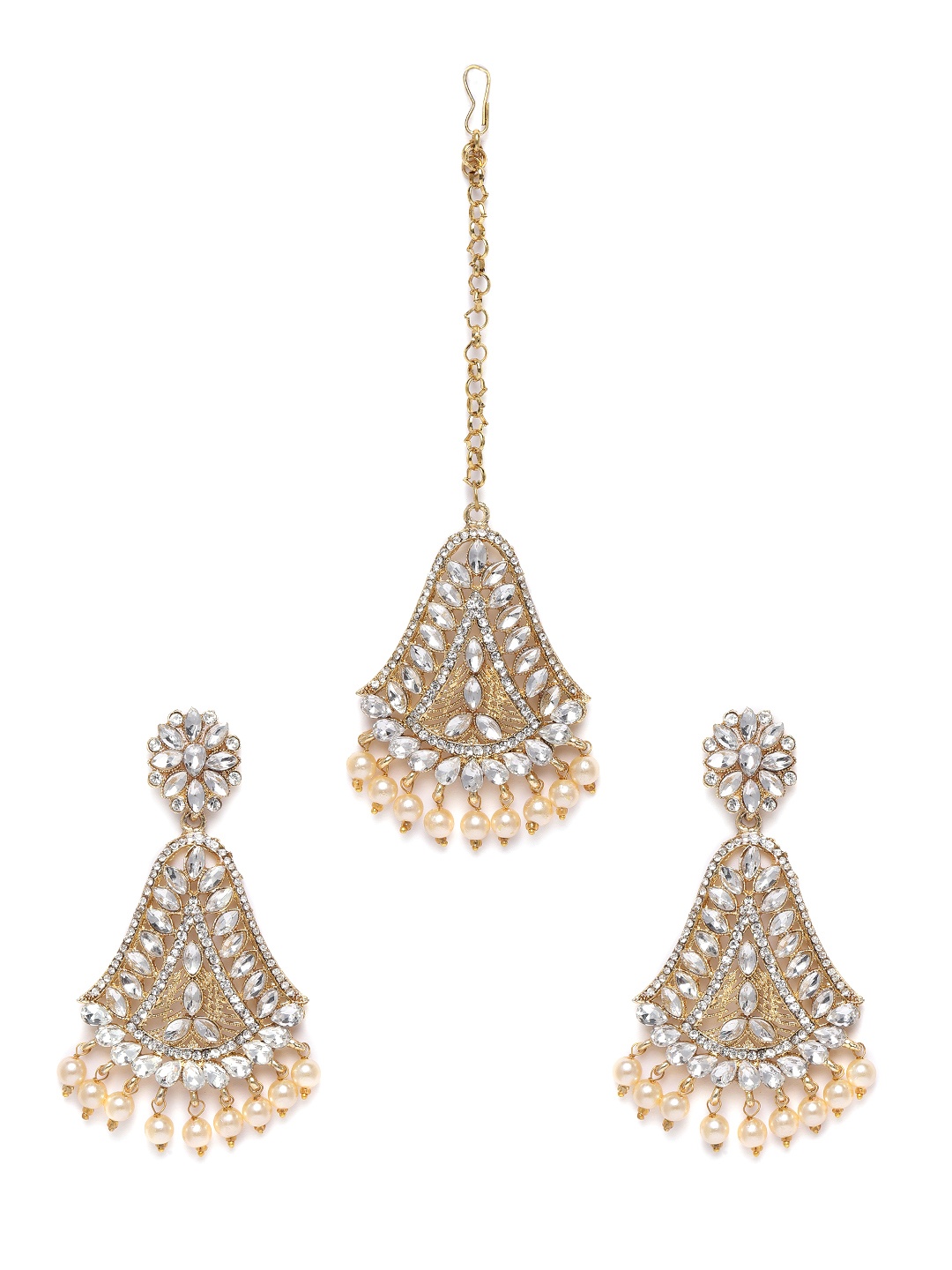 Kord Store Gold-Plated Studded Jewellery Set