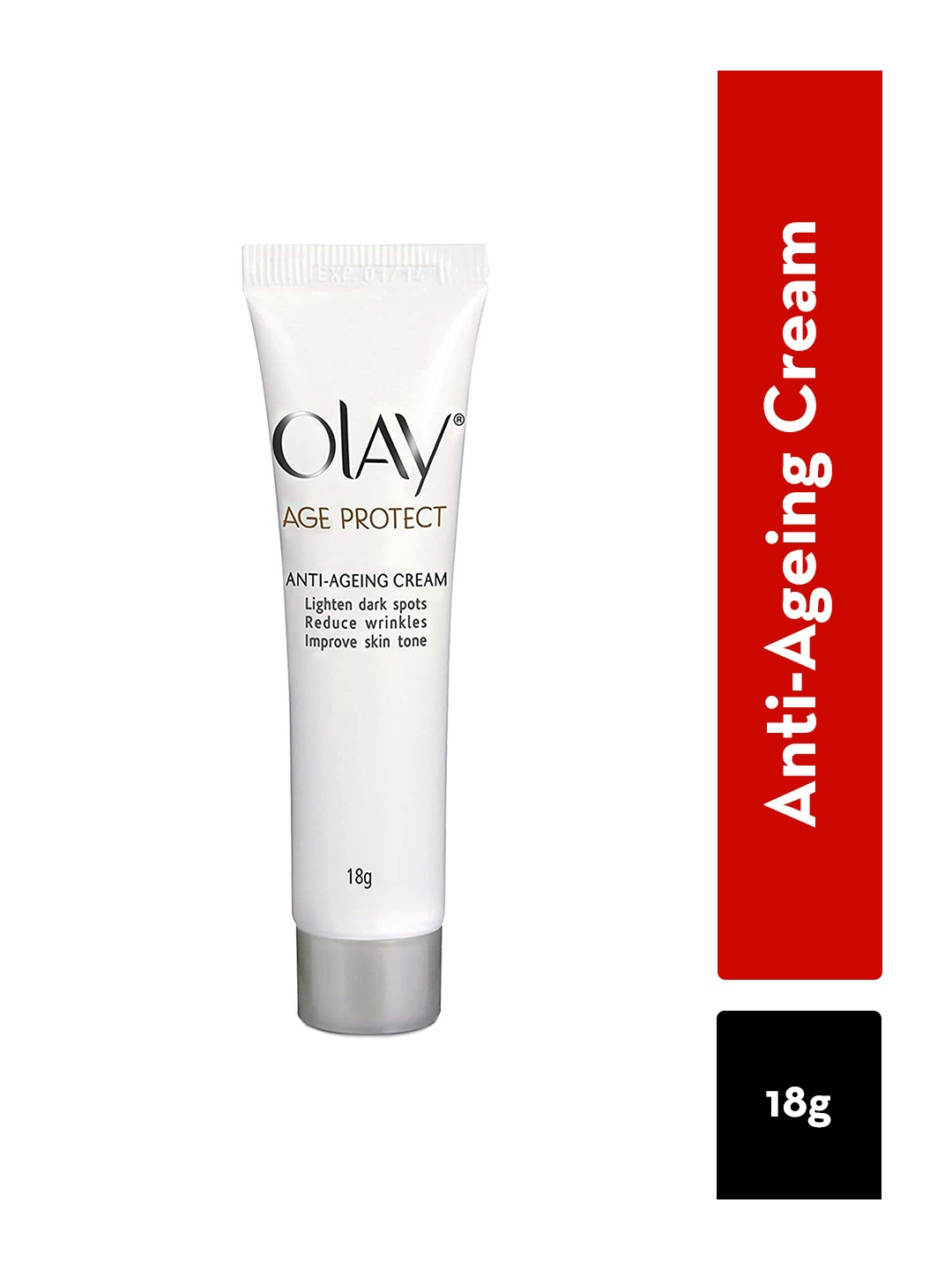Olay Age Protect Anti-Ageing Cream - Reduces Wrinkles with Salicylic Acid, Aloe & BHA- 18g, White
Olay Age Protect Anti-Ageing Cream - Reduces Wrinkles with Salicylic Acid, Aloe & BHA- 18g, White