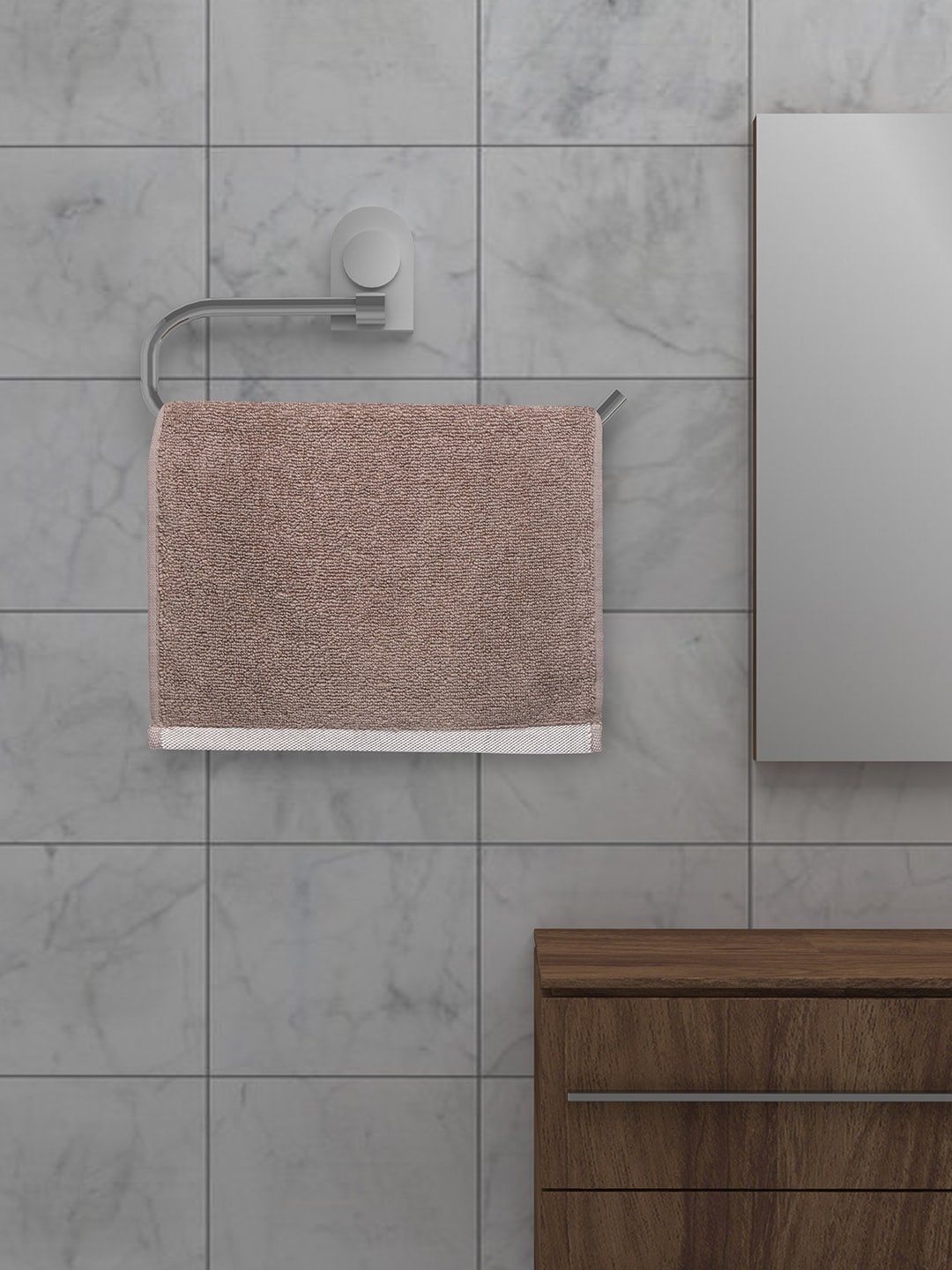 MARK HOME Set Of 4 Brown Solid 100% Cotton 500 GSM Zero Twist Anti Bacterial Treated Face Towels
MARK HOME Set Of 4 Brown Solid 100% Cotton 500 GSM Zero Twist Anti Bacterial Treated Face Towels