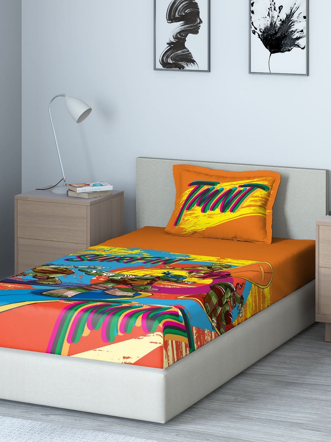 DDecor Orange & Green Cartoon Characters 180 TC Cotton 1 Single Bedsheet with 1 Pillow Covers
DDecor Orange & Green Cartoon Characters 180 TC Cotton 1 Single Bedsheet with 1 Pillow Covers