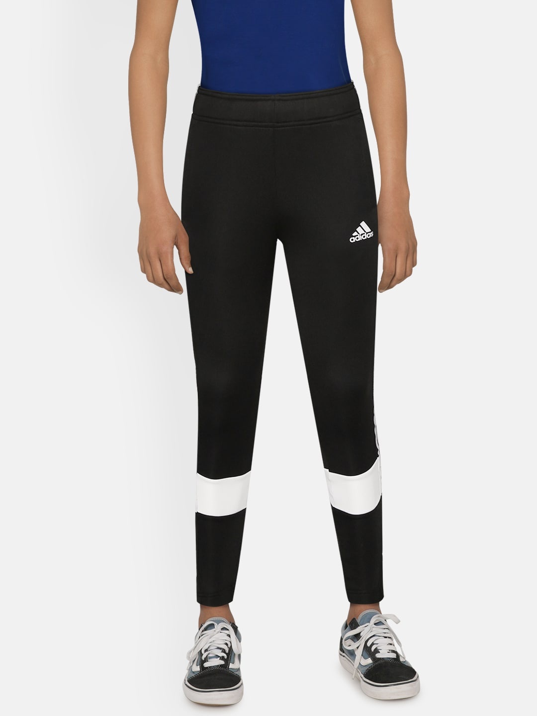 ADIDAS Boys Black & White B.A.R 3S Colourblock Detail Training Sustainable Track Pants
ADIDAS Boys Black & White B.A.R 3S Colourblock Detail Training Sustainable Track Pants