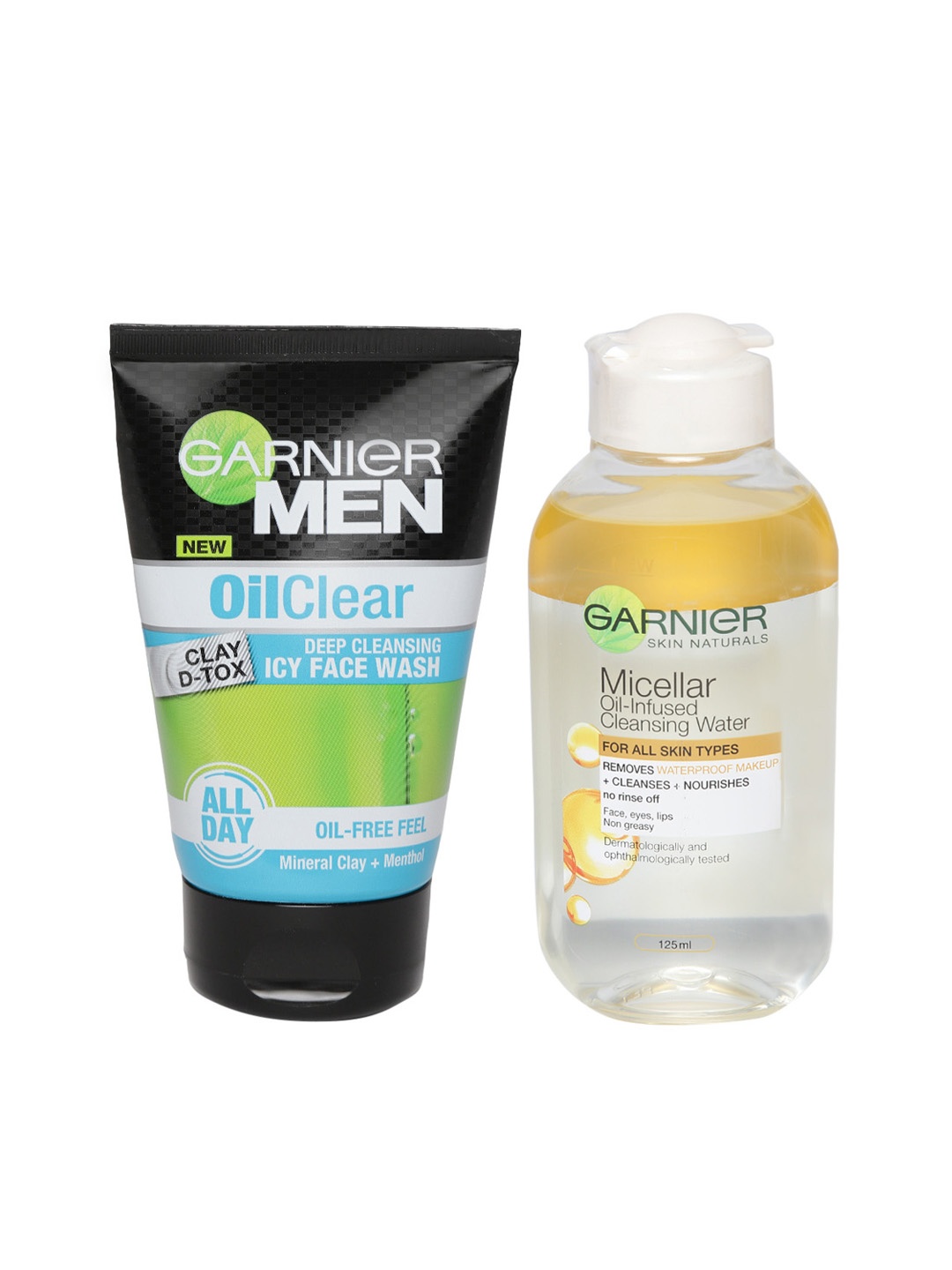 Garnier Set of Men Deep Cleaning Oil Clear Face Wash & Women Oil Infused Micellar Water, Yellow
Garnier Set of Men Deep Cleaning Oil Clear Face Wash & Women Oil Infused Micellar Water, Yellow