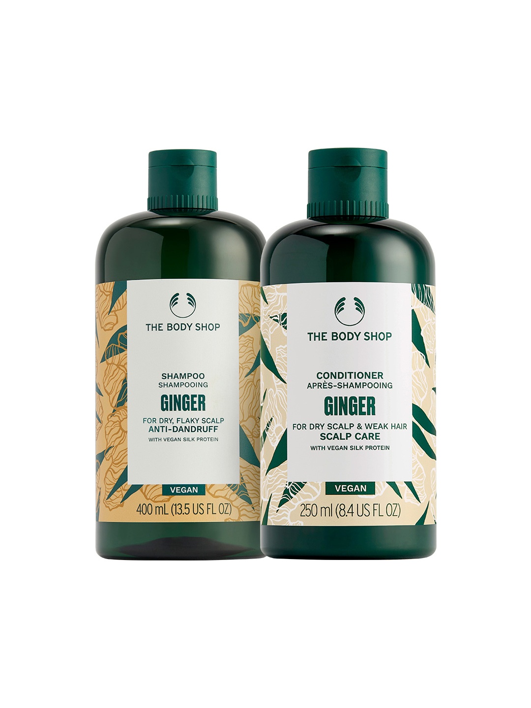 The Body Shop Unisex Set Of Ginger Anti-Dandruff Shampoo & Scalp Care Conditioner, White
The Body Shop Unisex Set Of Ginger Anti-Dandruff Shampoo & Scalp Care Conditioner, White