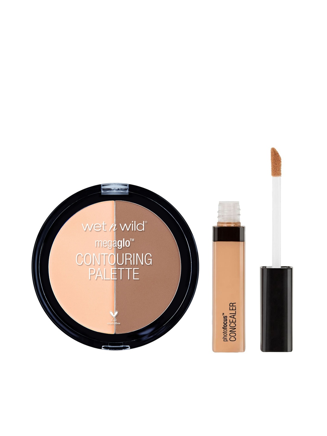 Wet n Wild Set of MegaGlo Contouring Palette & Photo Focus Sustainable Concealer, Beige
Wet n Wild Set of MegaGlo Contouring Palette & Photo Focus Sustainable Concealer, Beige
