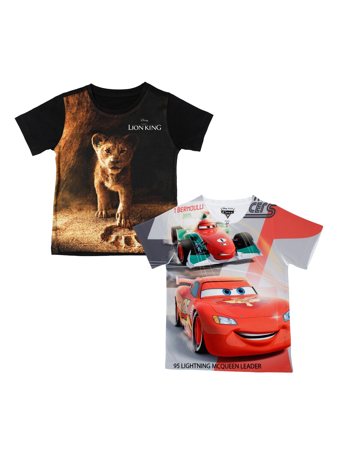Disney by Wear Your Mind Boys Multicoloured Pack of 2 Printed Round Neck Pure Cotton T-shirt, Multi
Disney by Wear Your Mind Boys Multicoloured Pack of 2 Printed Round Neck Pure Cotton T-shirt, Multi