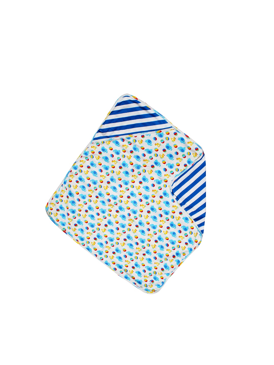 candy cot Kids Blue & White Geometric AC Room 300 GSM Organic Cotton Hooded Blanket
candy cot Kids Blue & White Geometric AC Room 300 GSM Organic Cotton Hooded Blanket