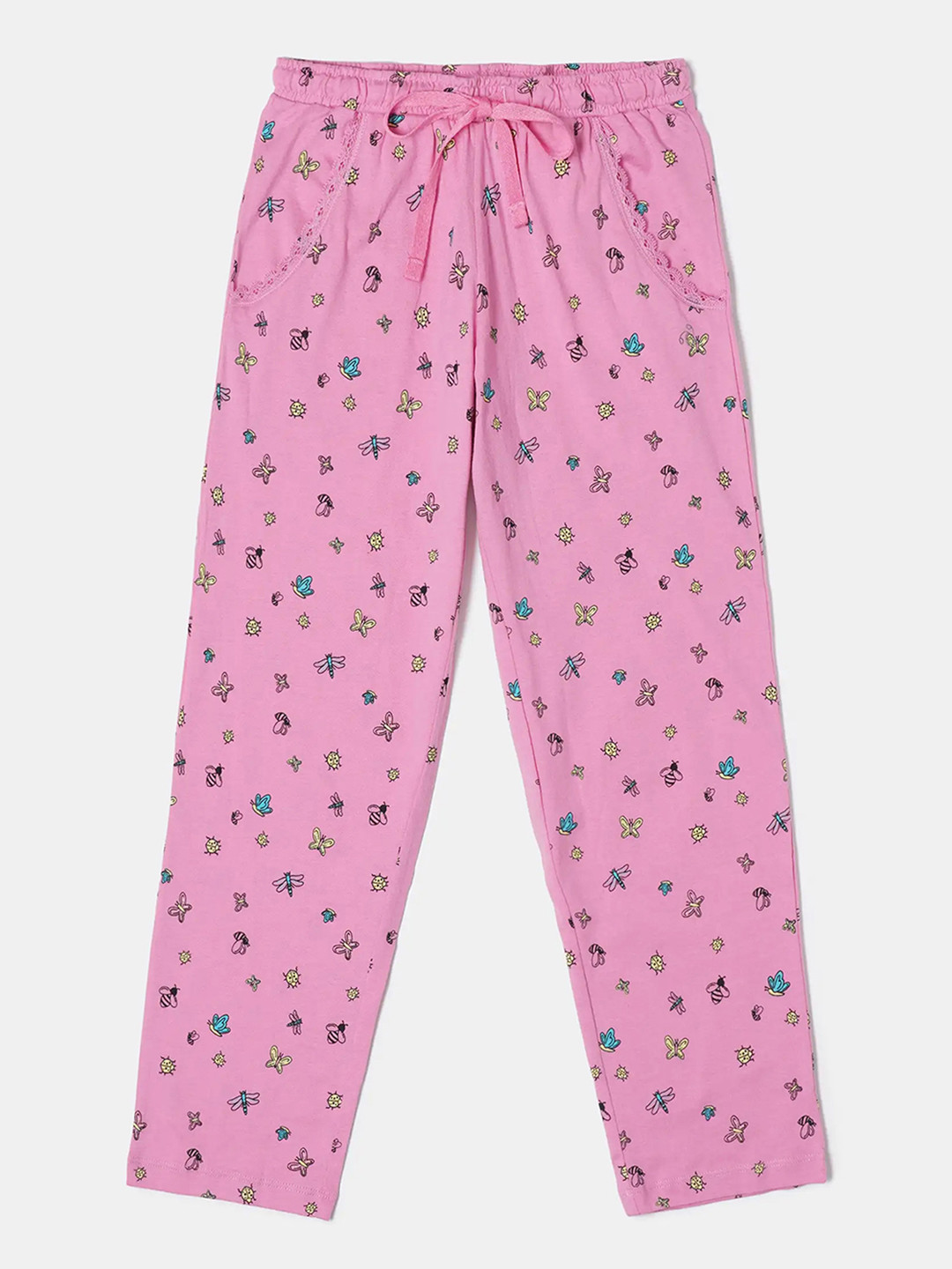 Jockey Girls Super Combed Cotton Printed Pyjama With Lace Trim On Pockets - RG04, Pink
Jockey Girls Super Combed Cotton Printed Pyjama With Lace Trim On Pockets - RG04, Pink