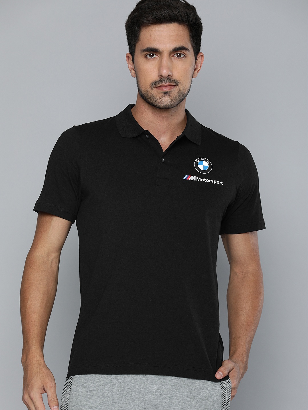 PUMA Motorsport Men Black Printed BMW MMS ESS Polo Collar Pure Cotton Motorsport T-shirt
PUMA Motorsport Men Black Printed BMW MMS ESS Polo Collar Pure Cotton Motorsport T-shirt