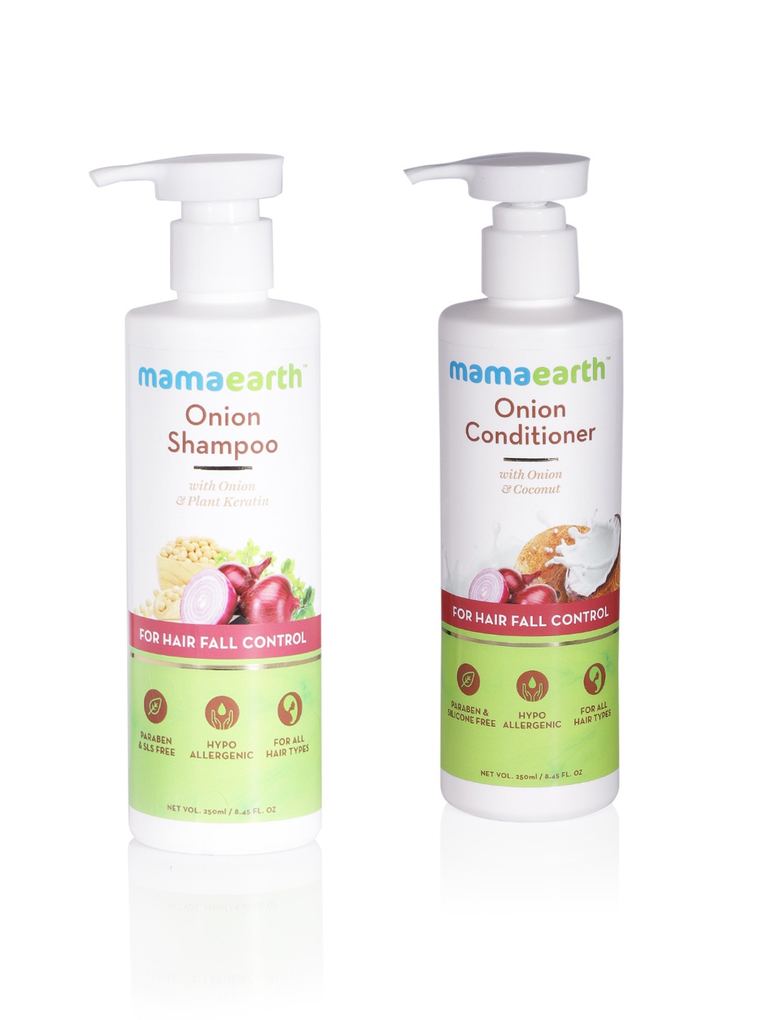 Mamaearth Unisex Set of Onion Hair Fall Control Sustainable Shampoo & Conditioner, White
Mamaearth Unisex Set of Onion Hair Fall Control Sustainable Shampoo & Conditioner, White