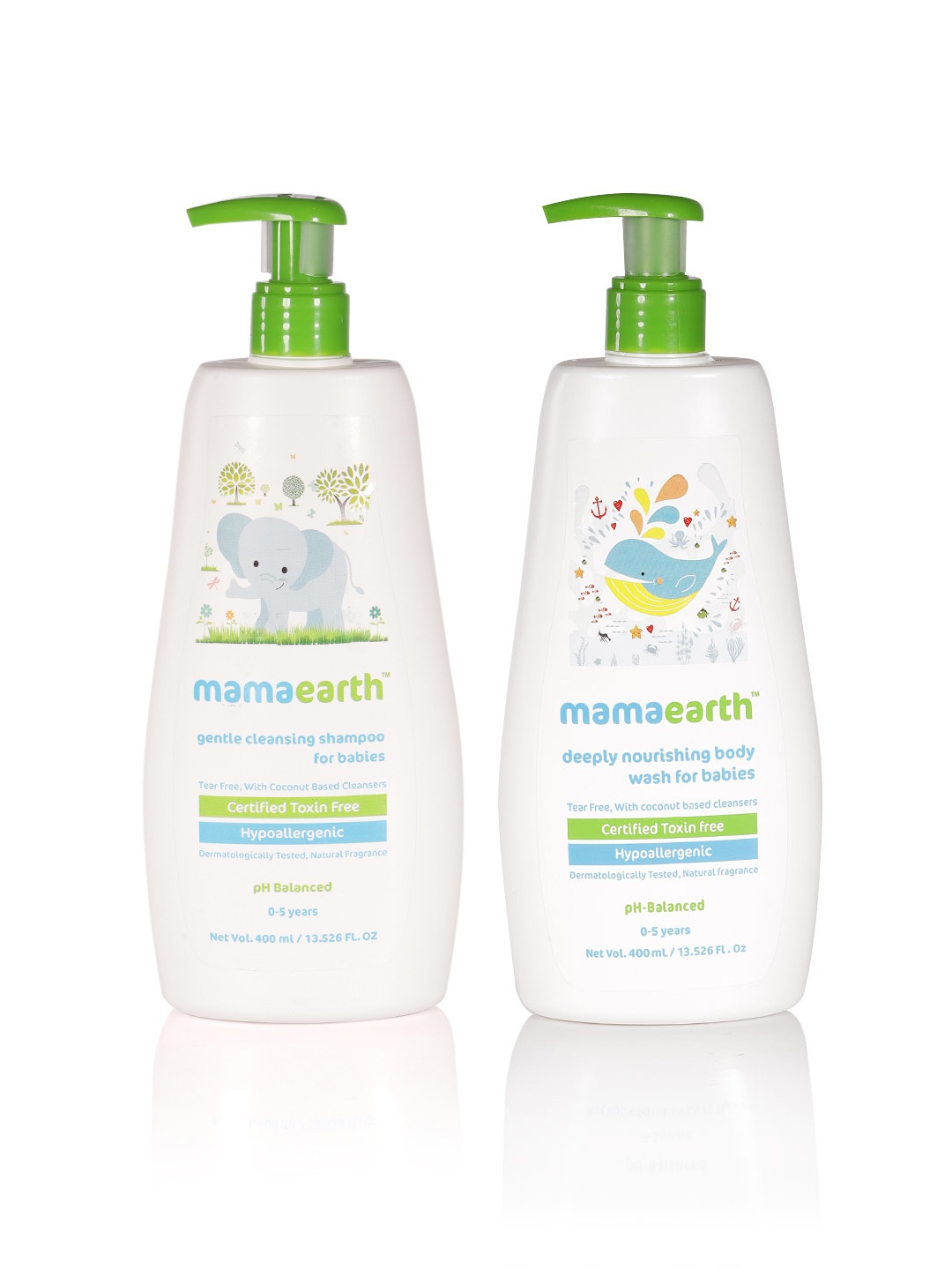 Mamaearth Kids Set of Sustainable Deeply Nourishing Body Wash & Cleansing Shampoo, White
Mamaearth Kids Set of Sustainable Deeply Nourishing Body Wash & Cleansing Shampoo, White